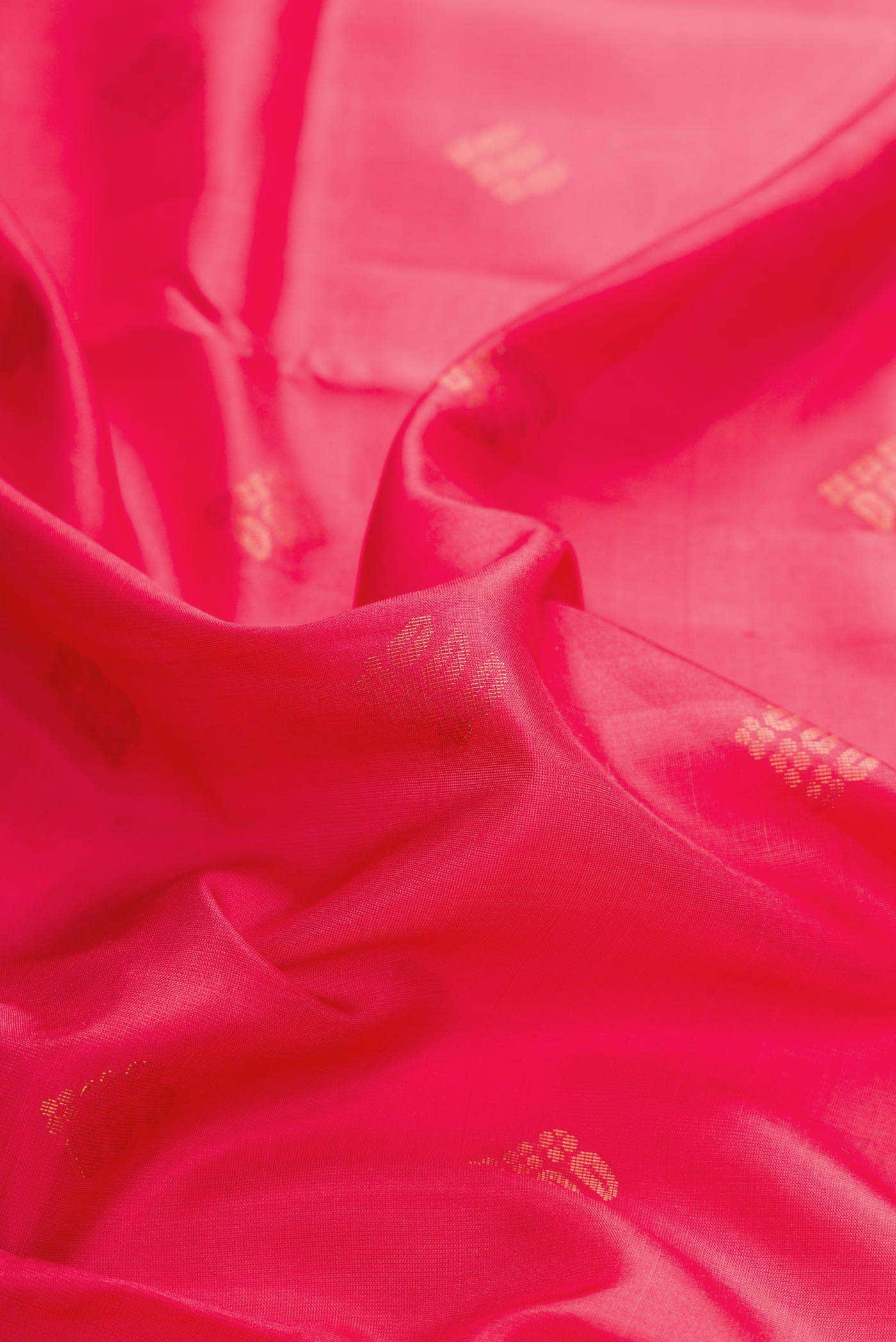Pink Dual Tone Soft Silk Saree