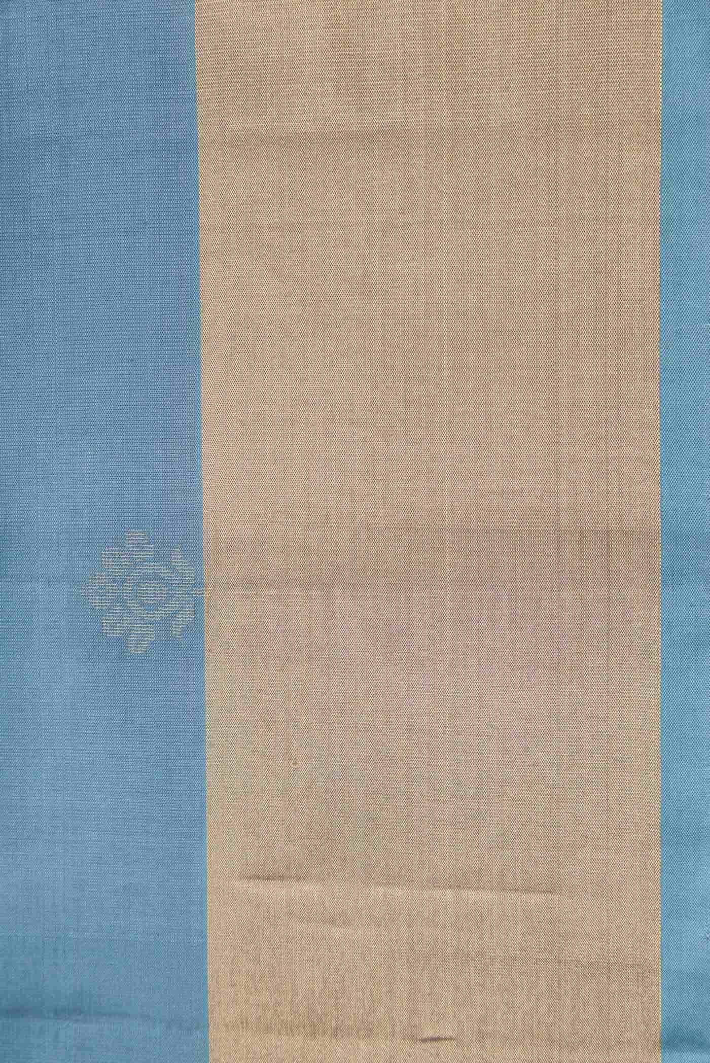 Grey Dual Tone Soft Silk Saree