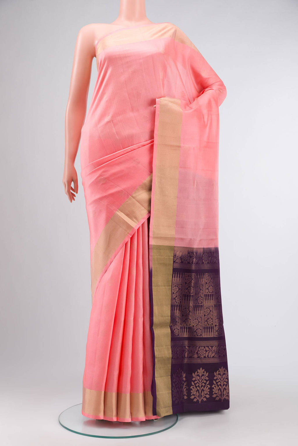 Pink Soft Silk Saree
