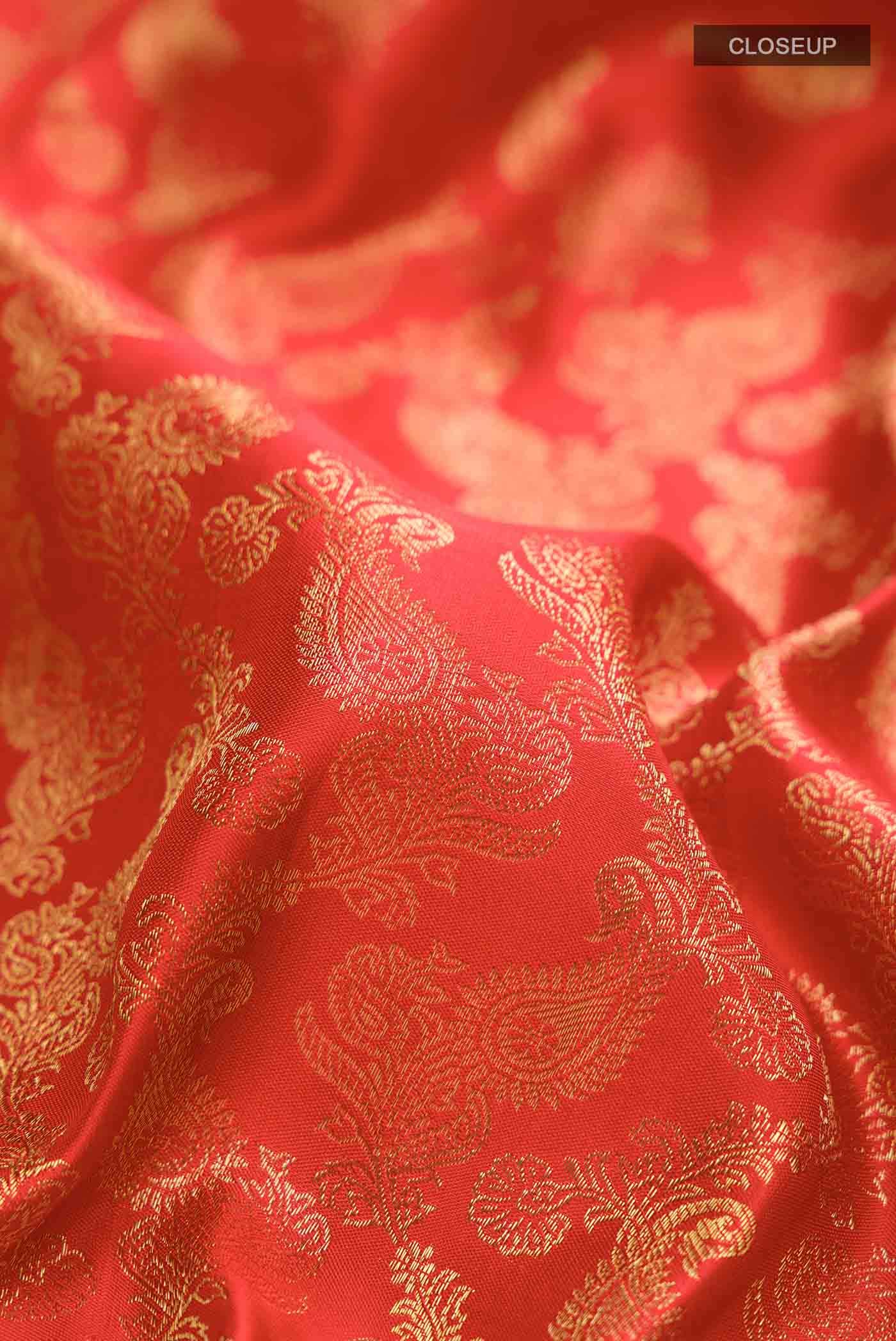 Red Kanchipuram Silk Saree