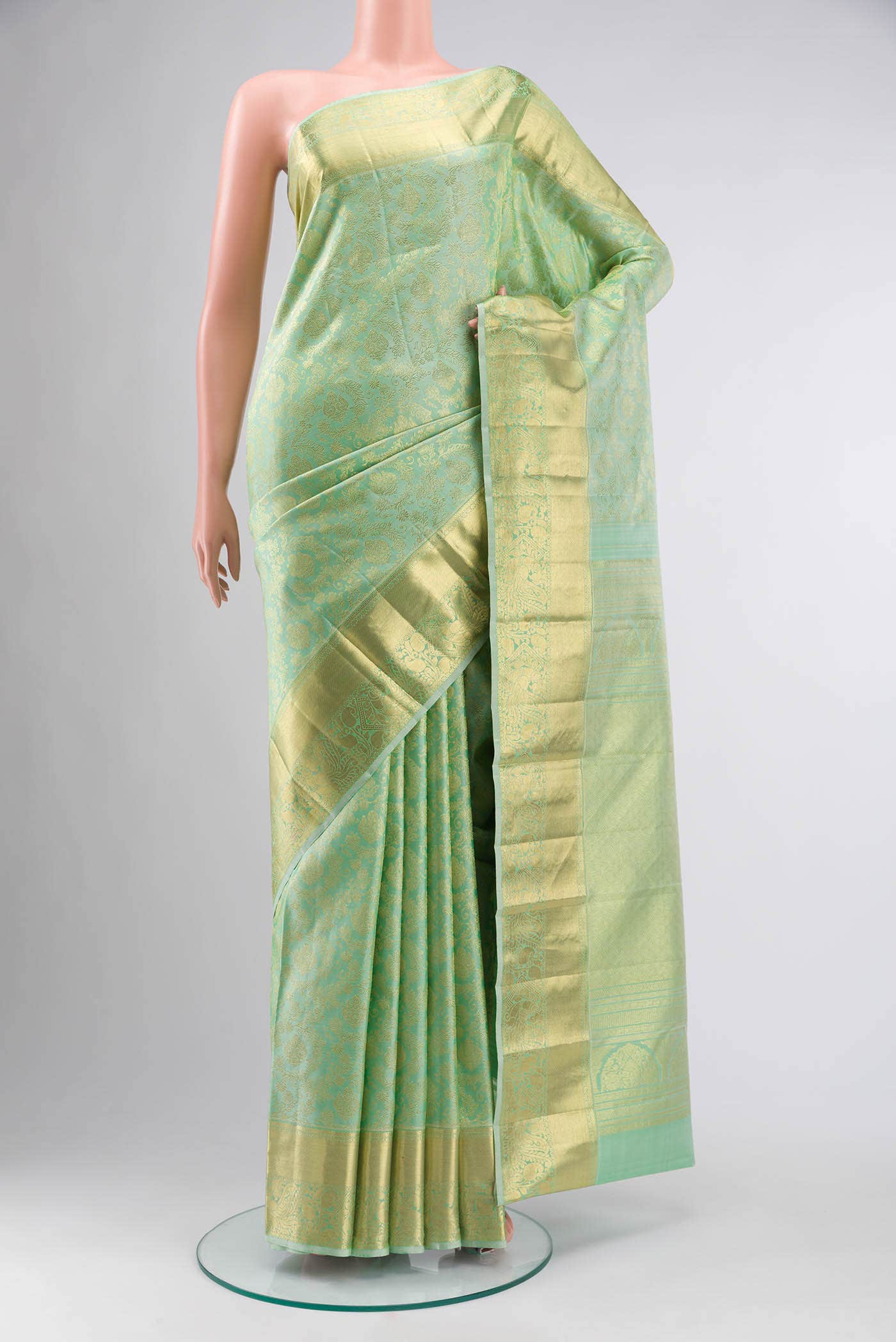 Green Kanchipuram Silk Saree