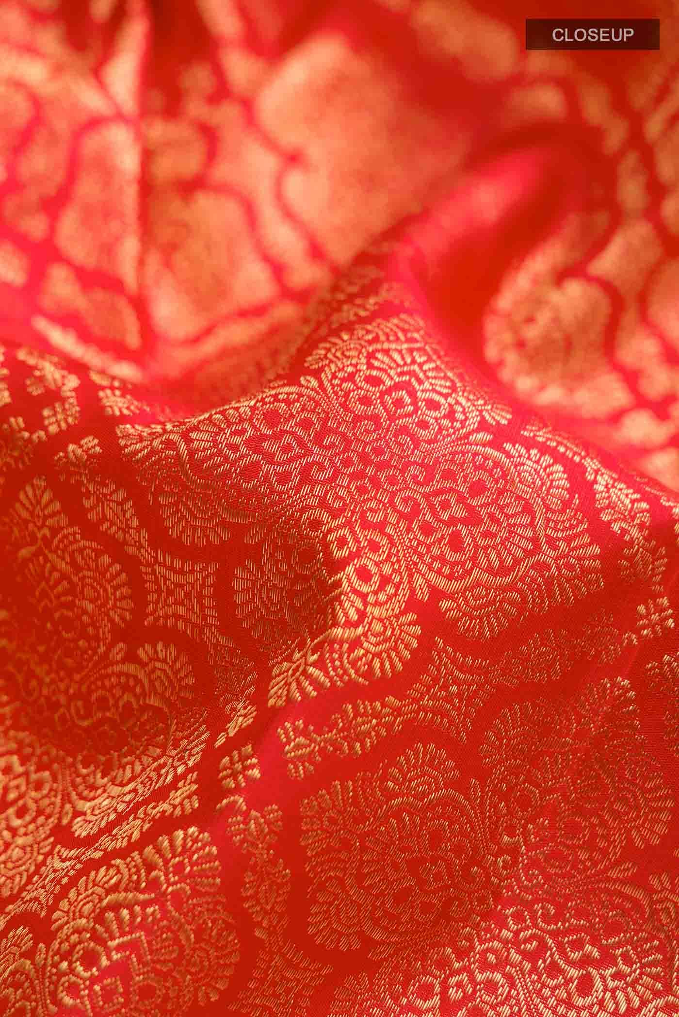 Red Kanchipuram Silk Saree