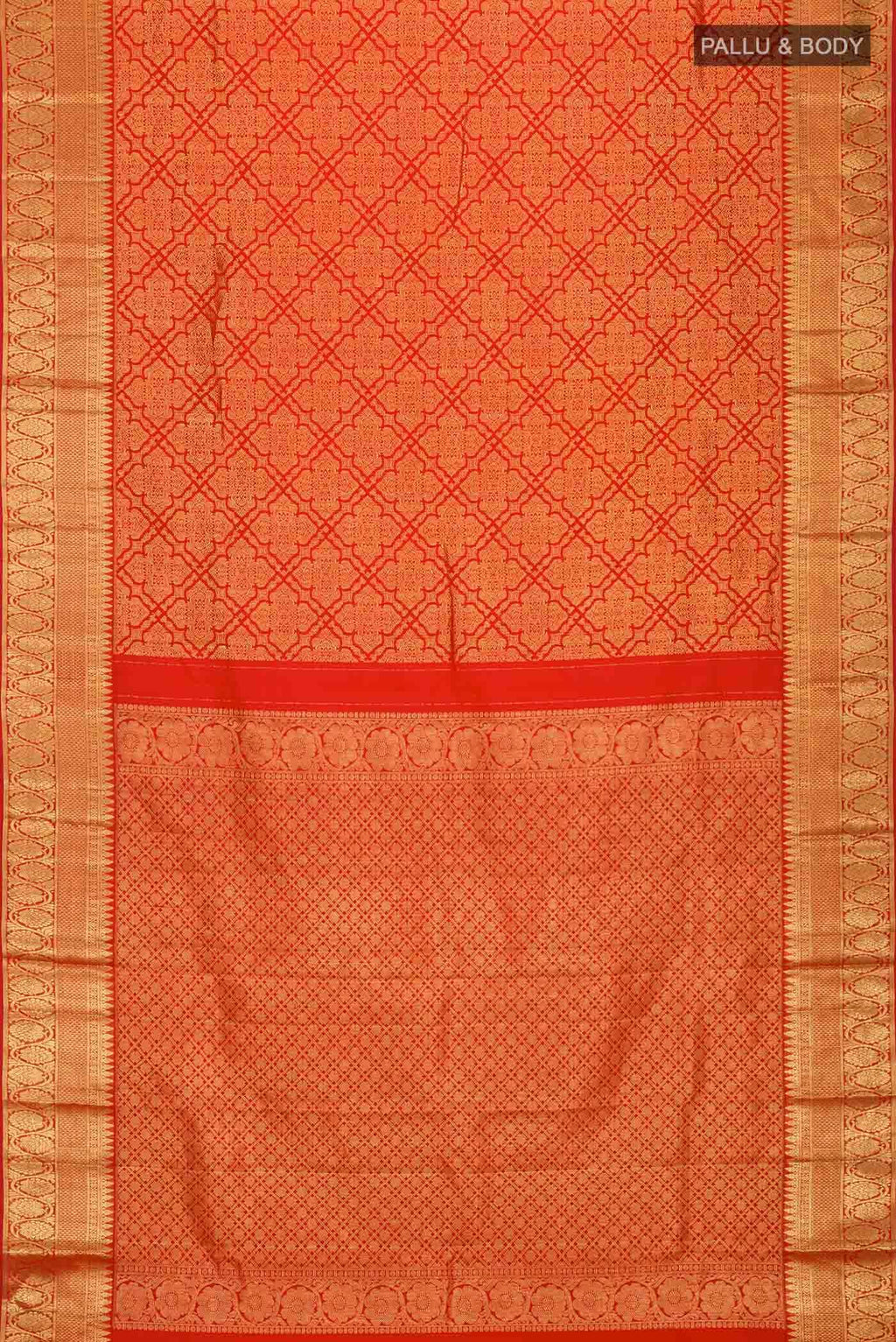 Red Kanchipuram Silk Saree