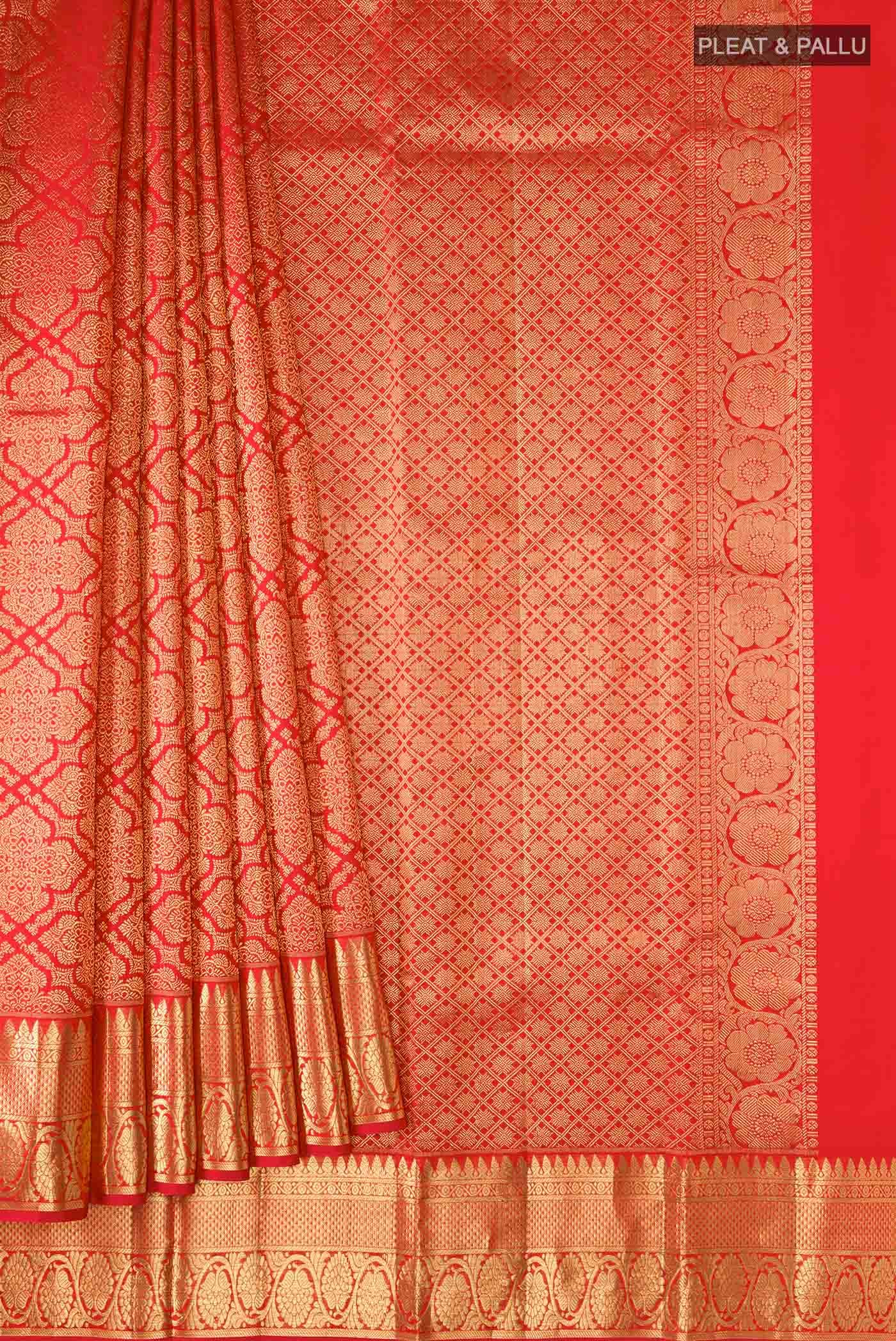 Red Kanchipuram Silk Saree