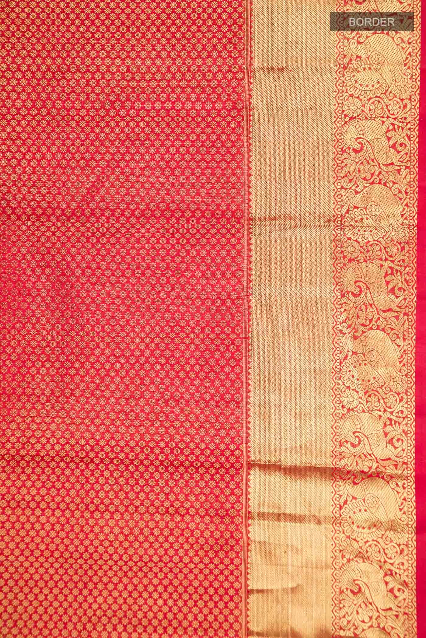 Red Kanchipuram Silk Saree