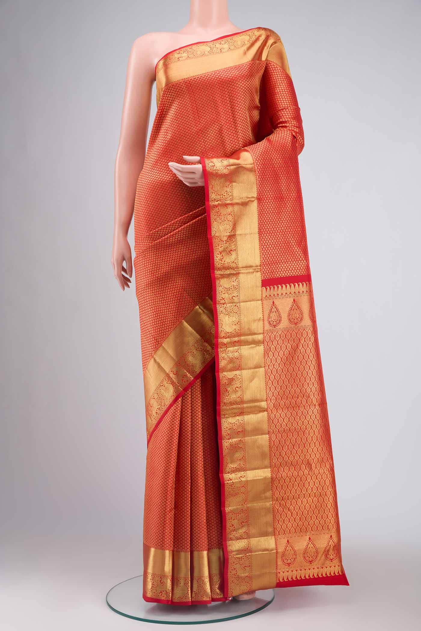 Red Kanchipuram Silk Saree