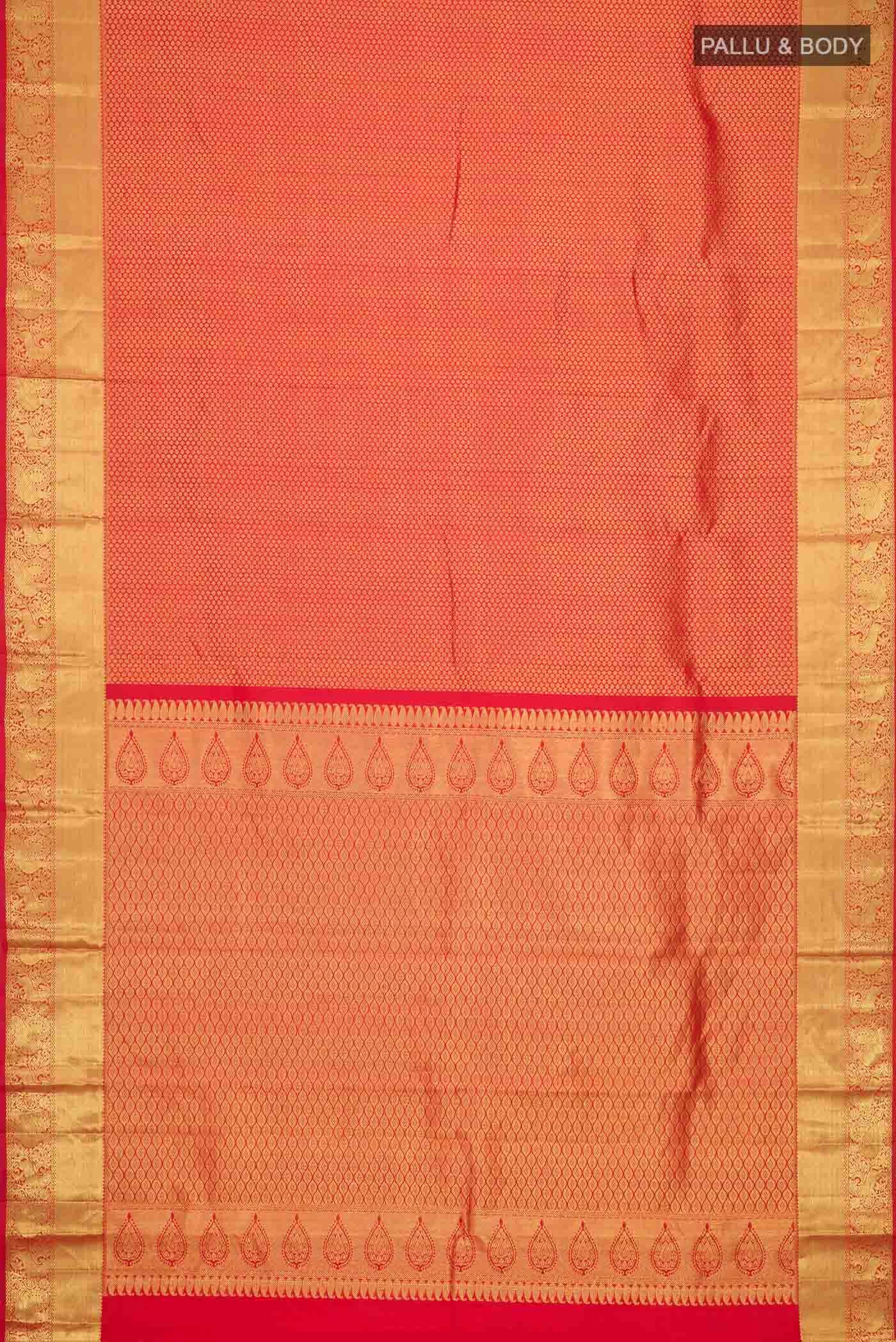 Red Kanchipuram Silk Saree