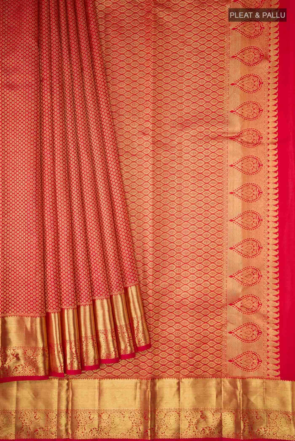 Red Kanchipuram Silk Saree