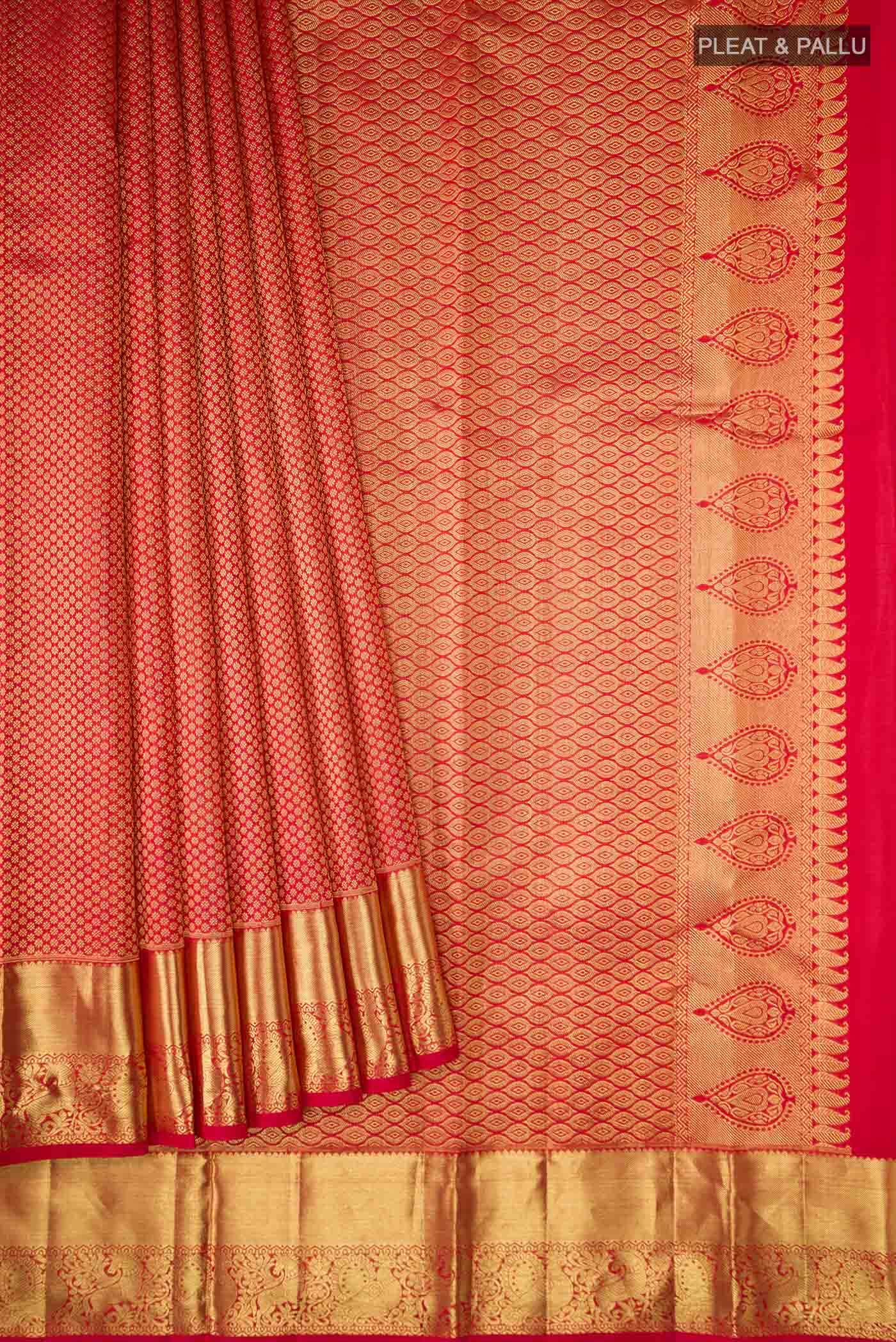 Red Kanchipuram Silk Saree