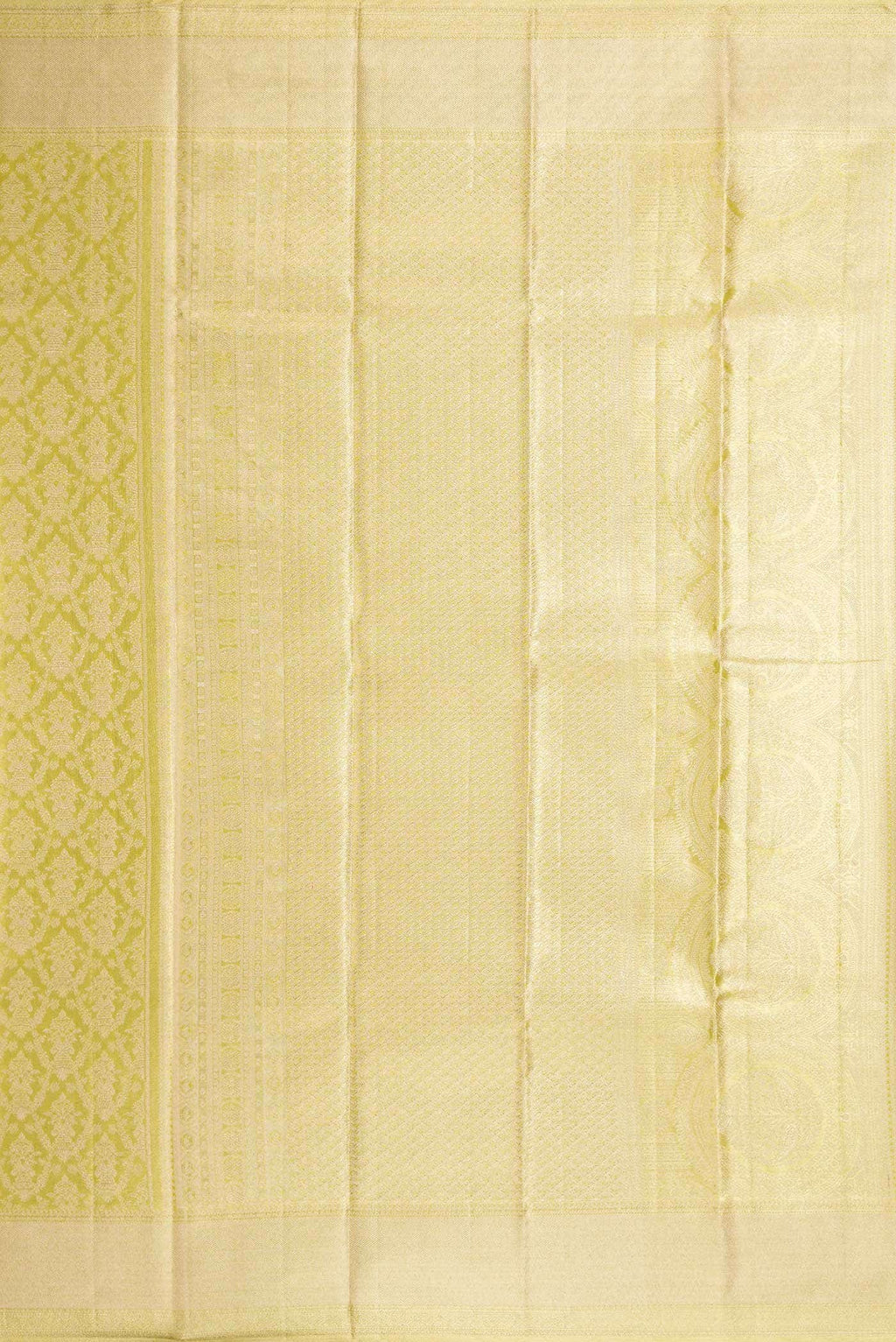 Gold Dual Tone Kanchipuram Tissue Silk Saree