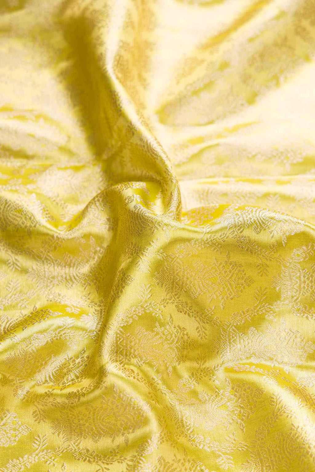 Gold Dual Tone Kanchipuram Tissue Silk Saree
