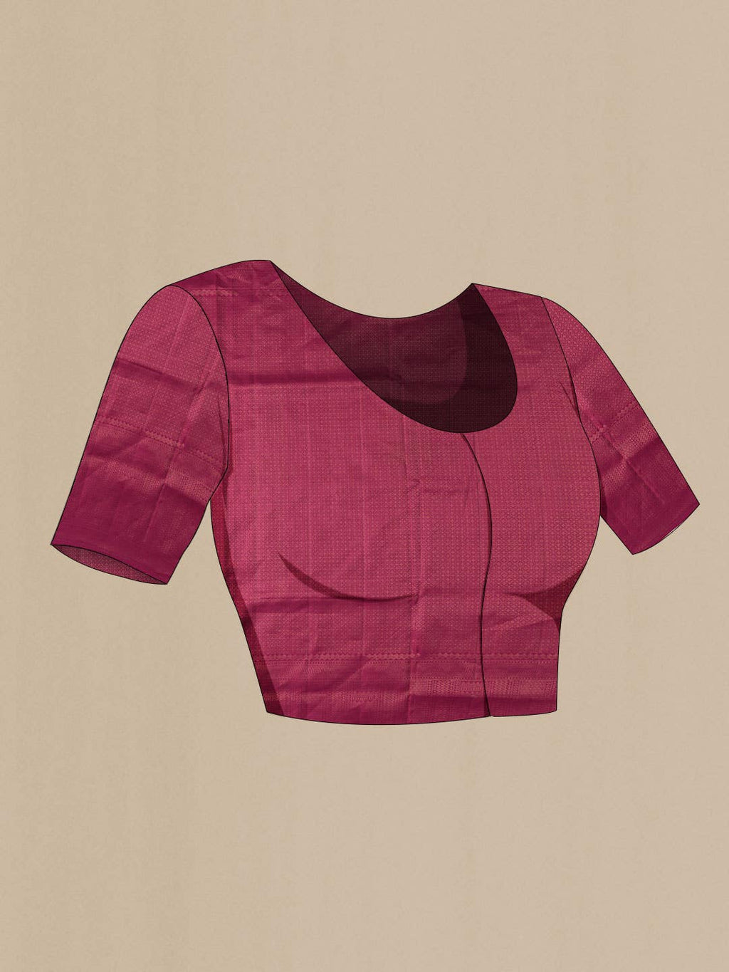 Maroon Soft Silk Saree