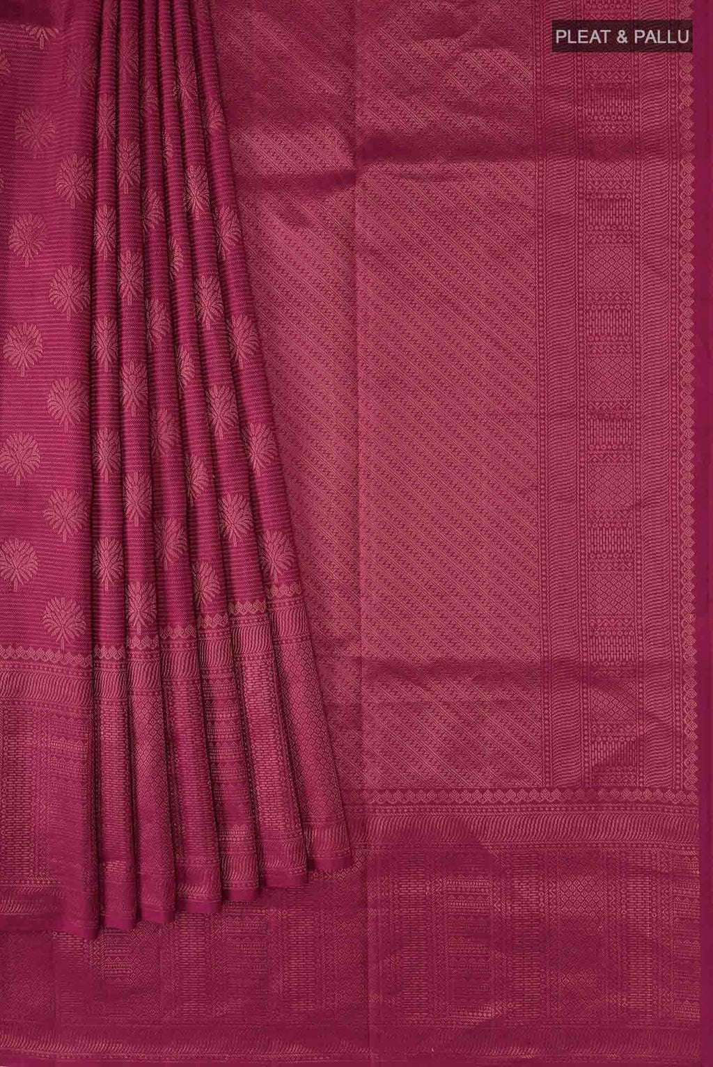 Maroon Soft Silk Saree