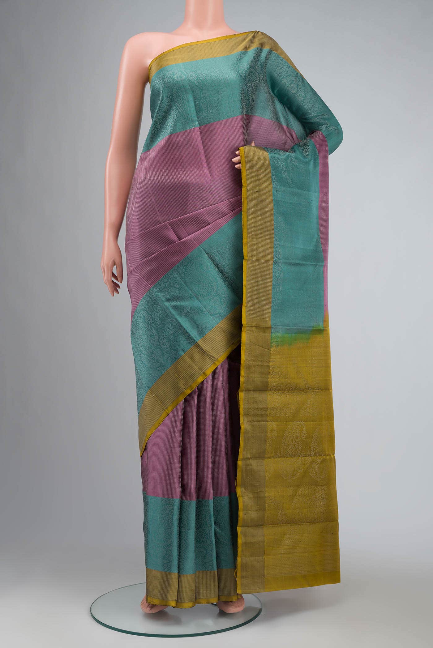 Multi Kanchipuram Silk Saree