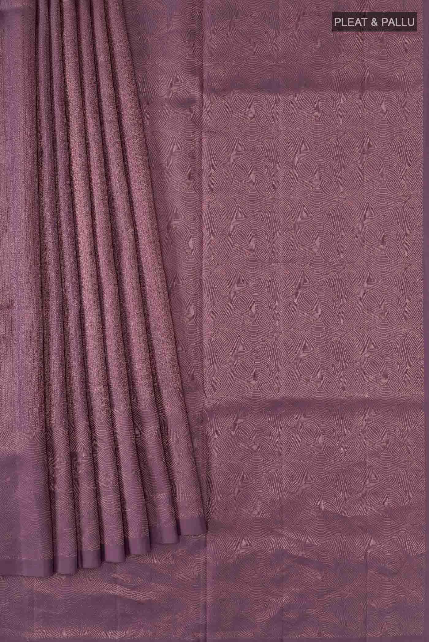 Lavender Soft Silk Saree