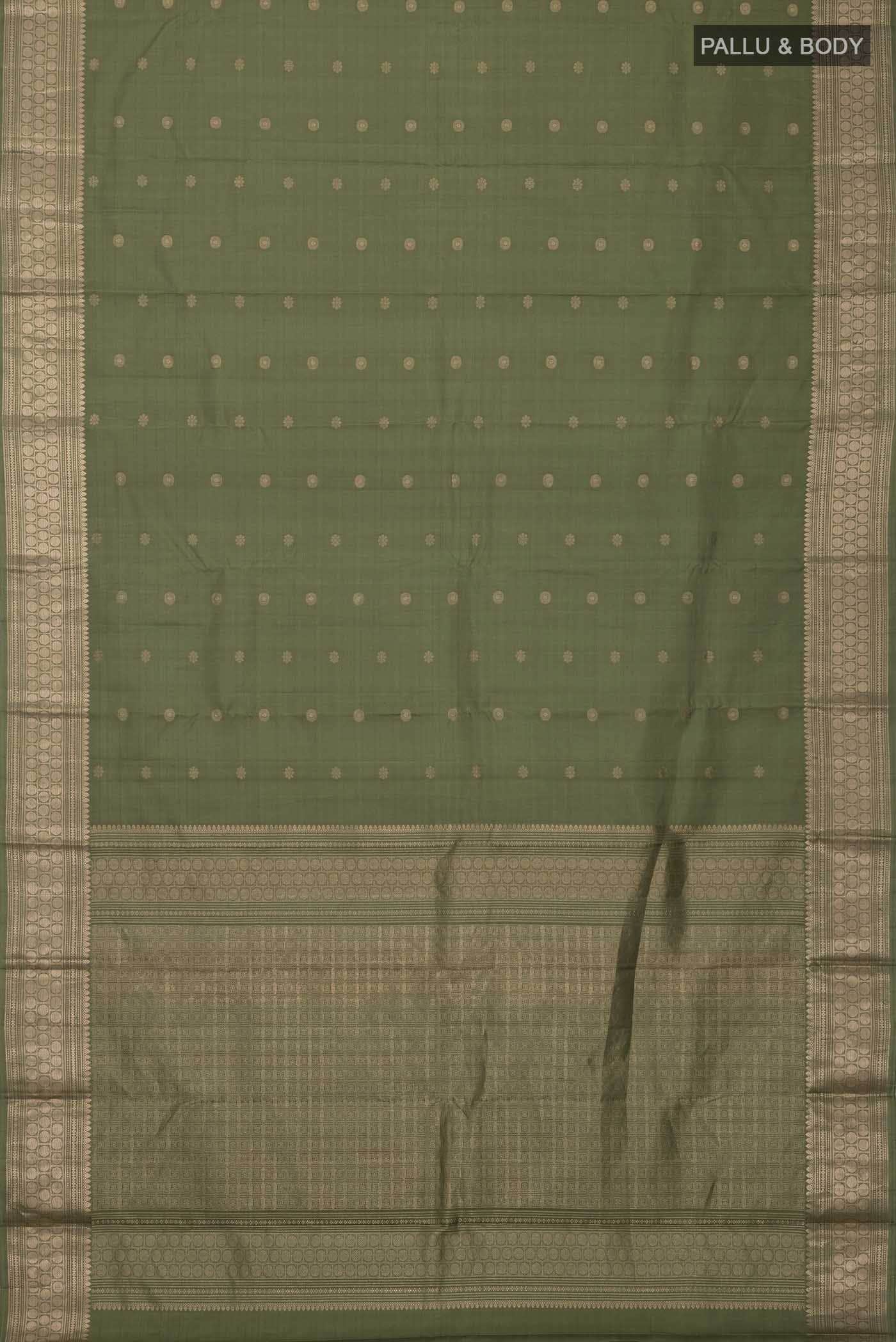 Green Kanchipuram Silk Saree