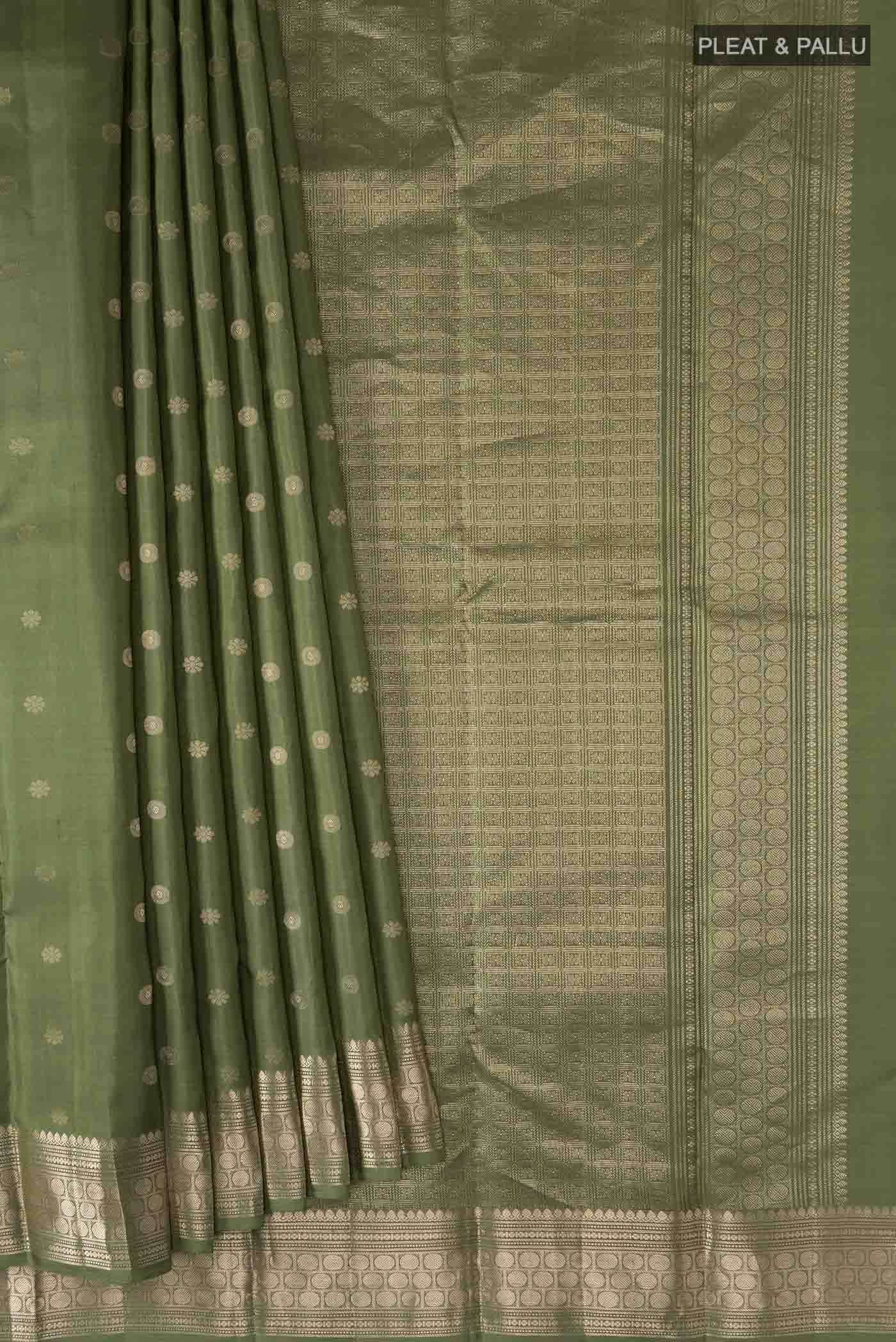 Green Kanchipuram Silk Saree