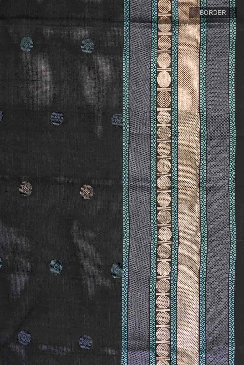 Black Kanchipuram Silk Saree