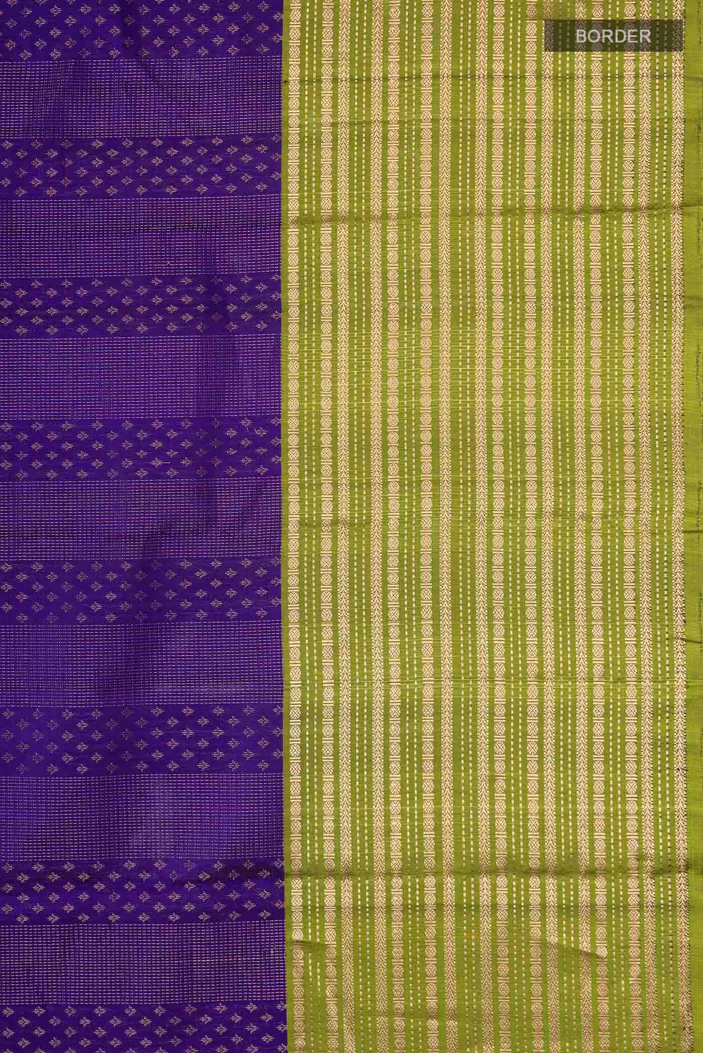 Blue Kanchipuram Silk Saree