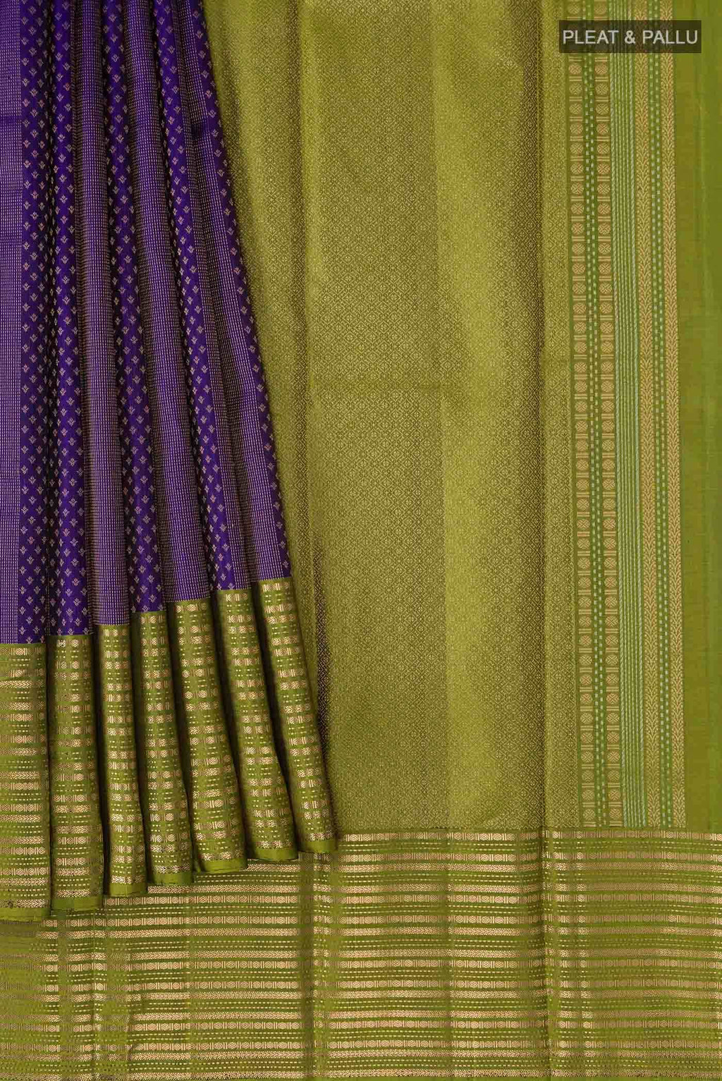 Blue Kanchipuram Silk Saree