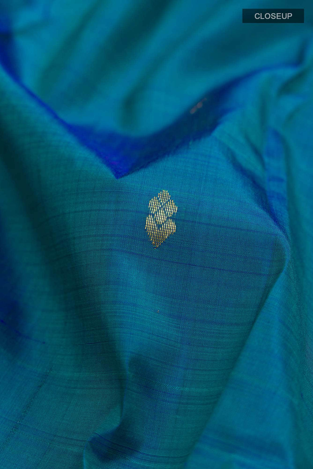 Blue Kanchipuram Silk Saree