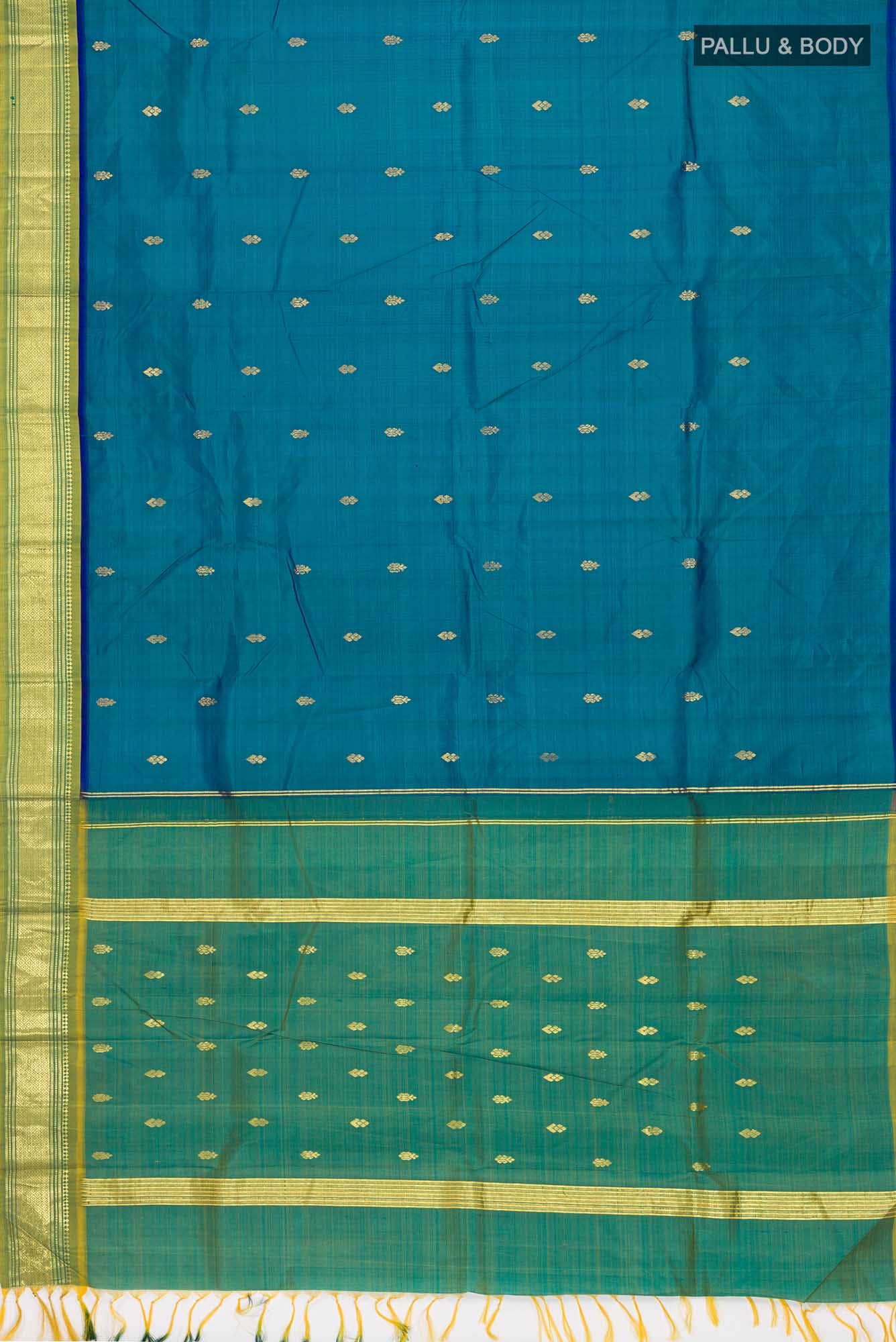 Blue Kanchipuram Silk Saree
