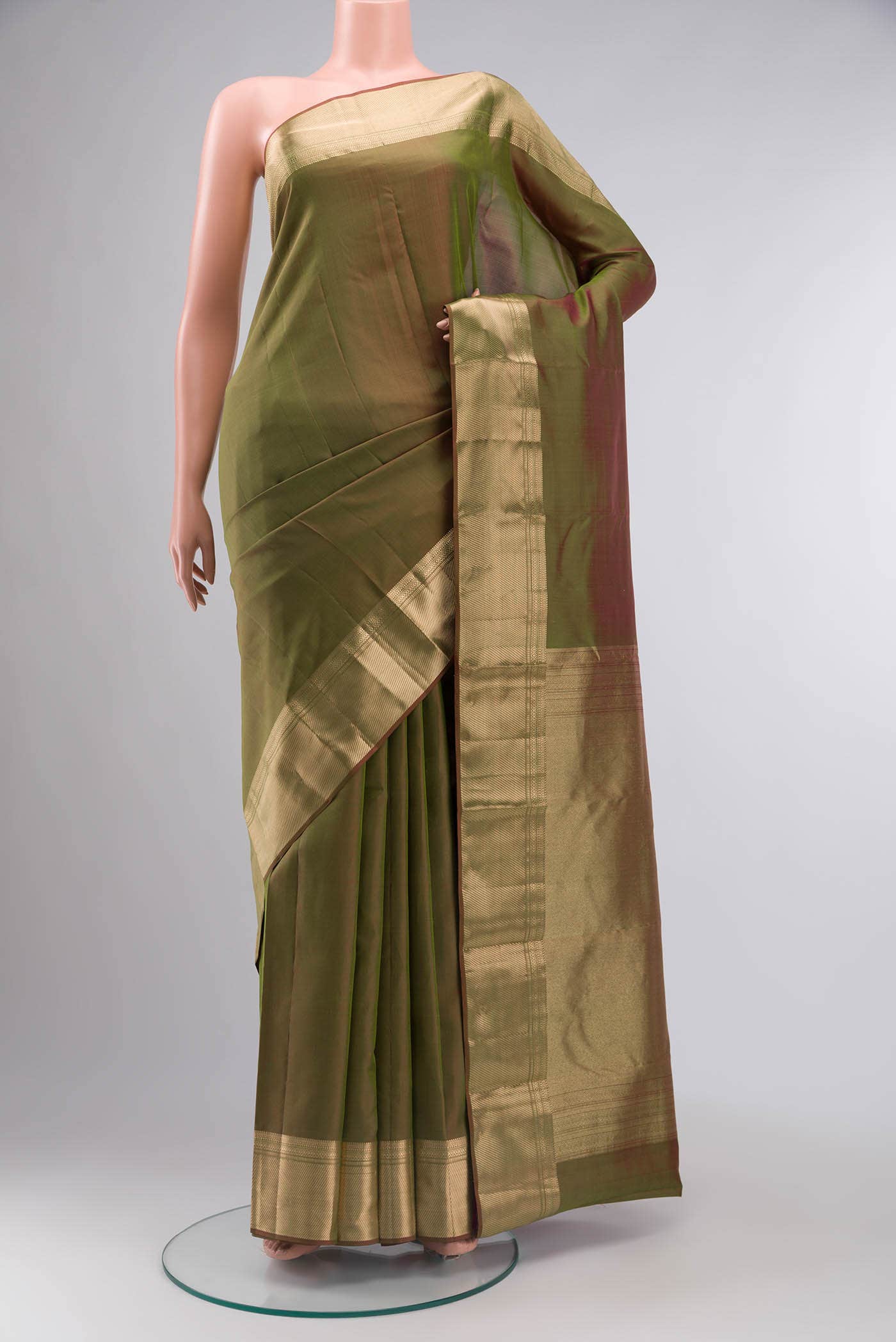 Green Kanchipuram Silk Saree