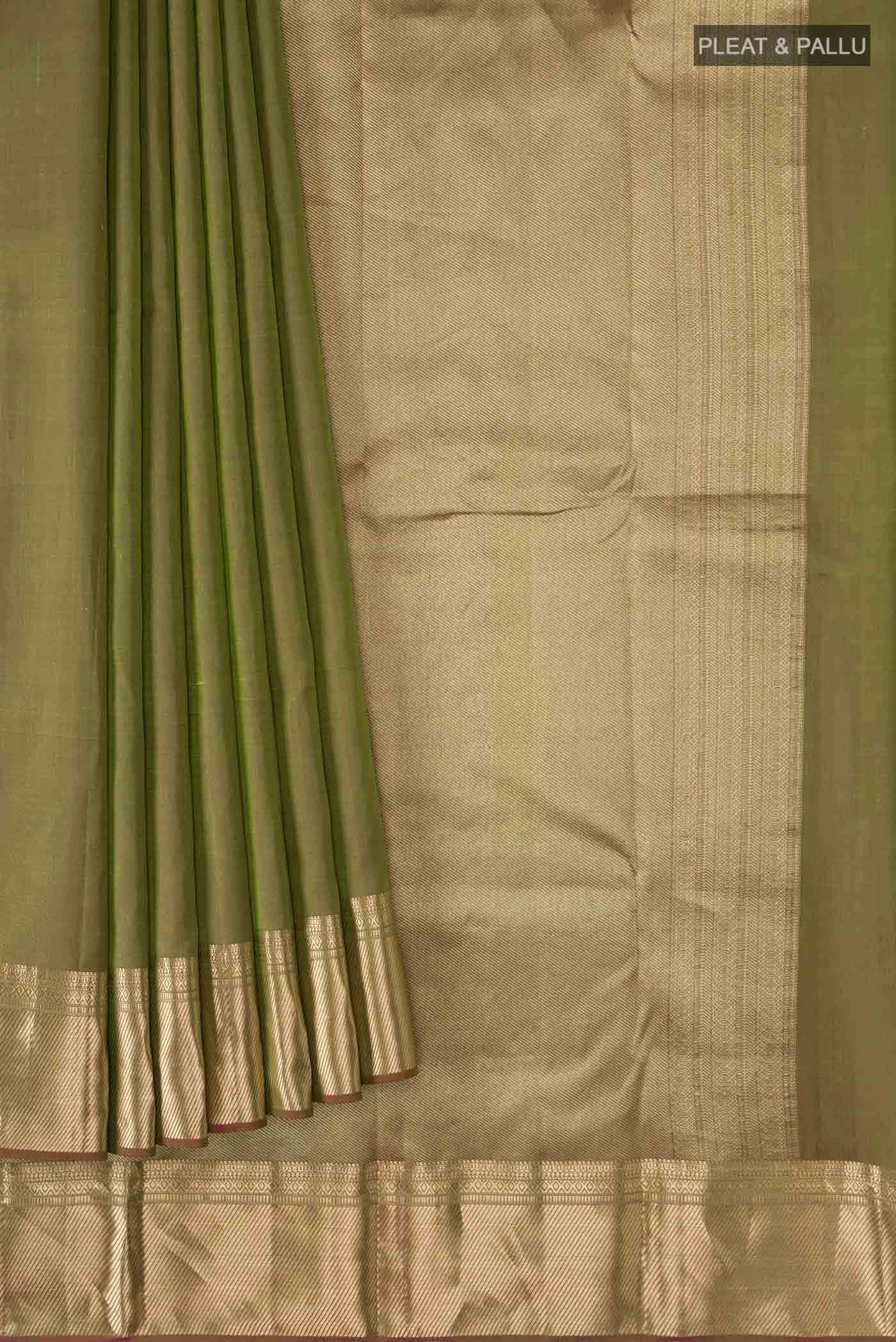 Green Kanchipuram Silk Saree