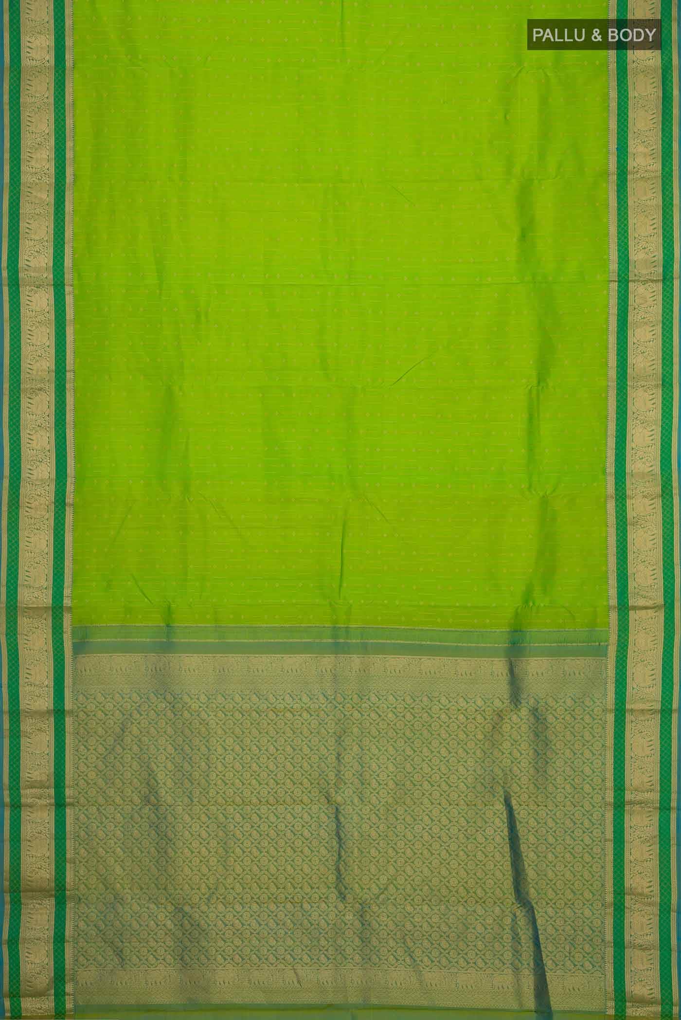 Green Kanchipuram Silk Saree
