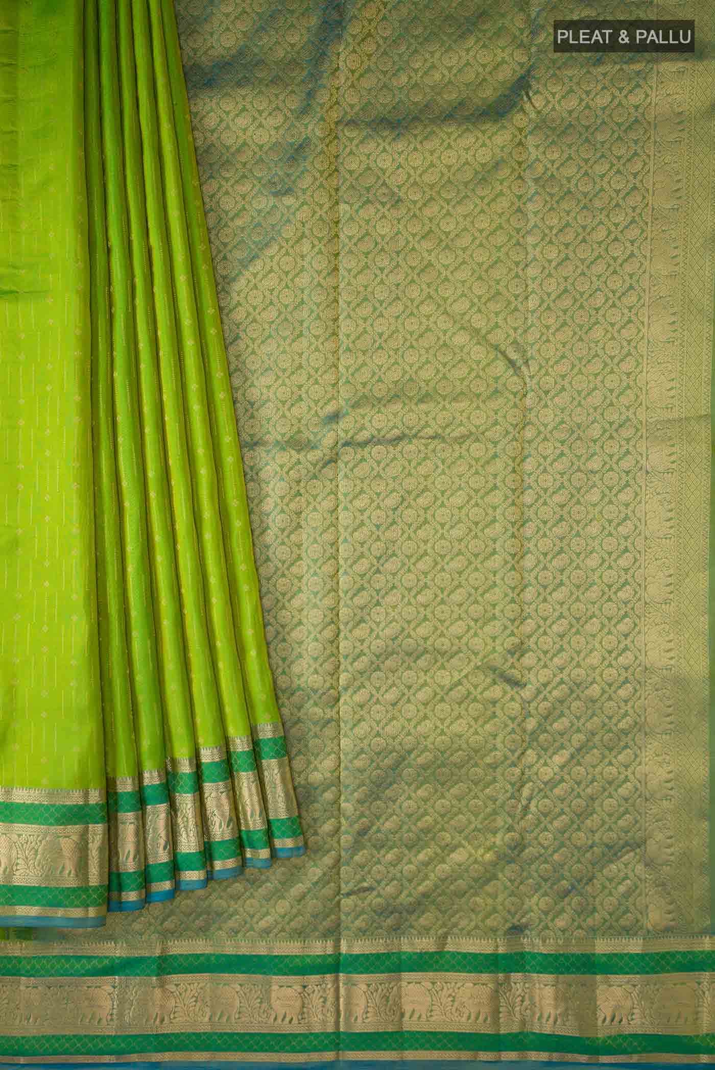 Green Kanchipuram Silk Saree
