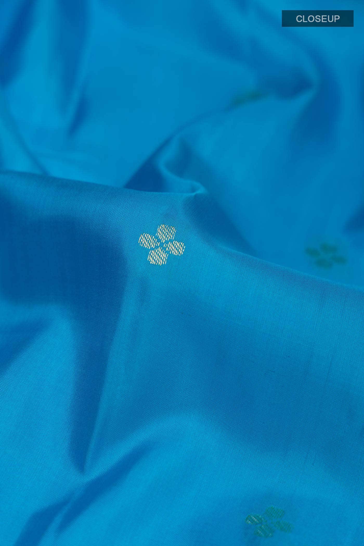 Blue Kanchipuram Silk Saree