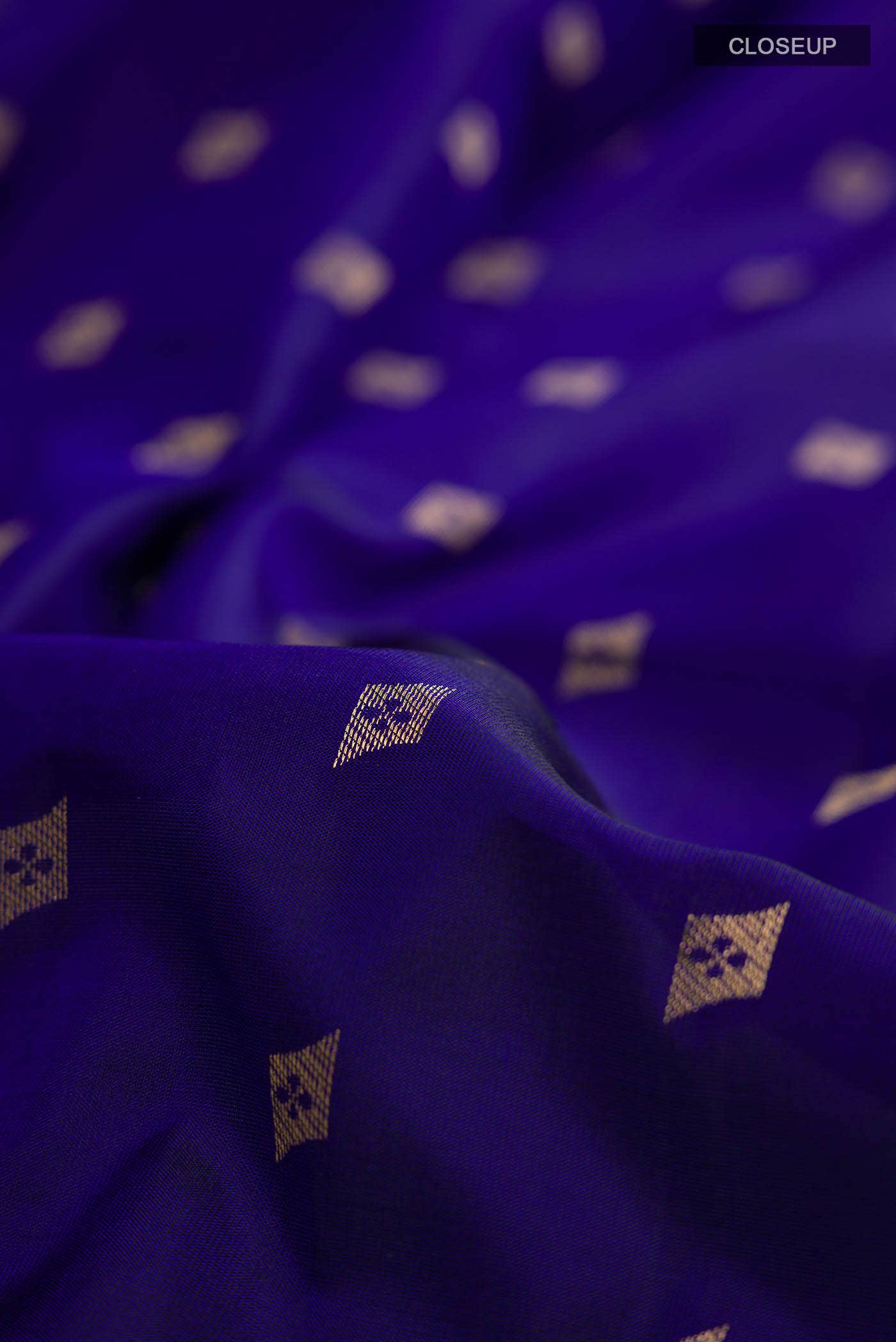 Blue Kanchipuram Silk Saree