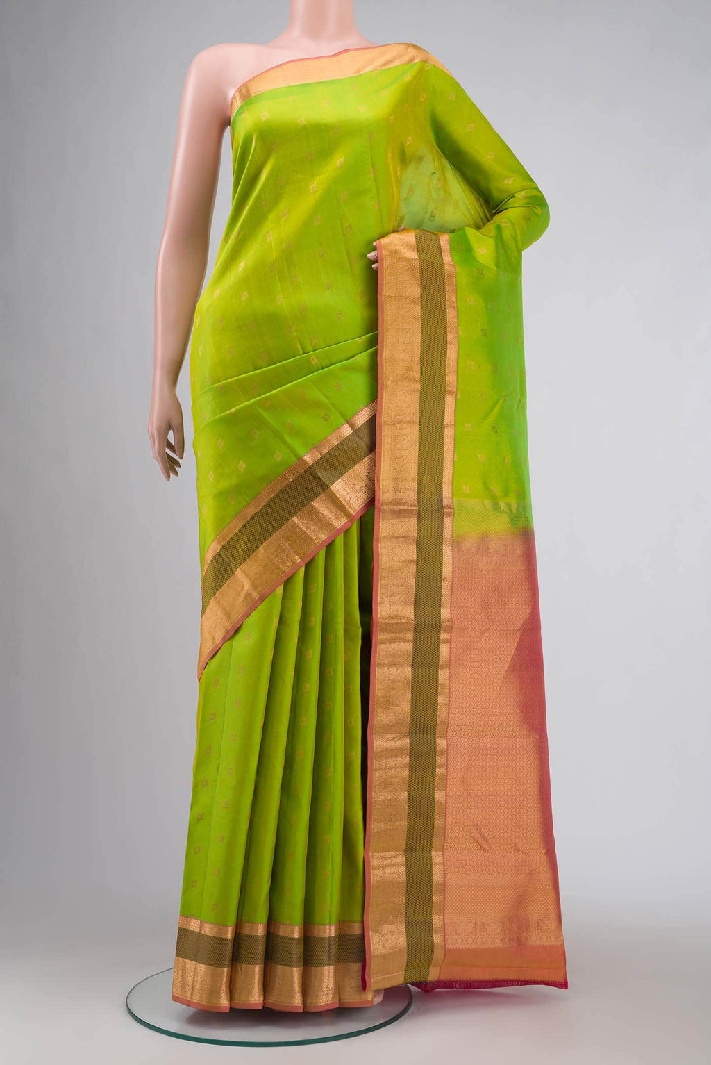 Green Kanchipuram Silk Saree