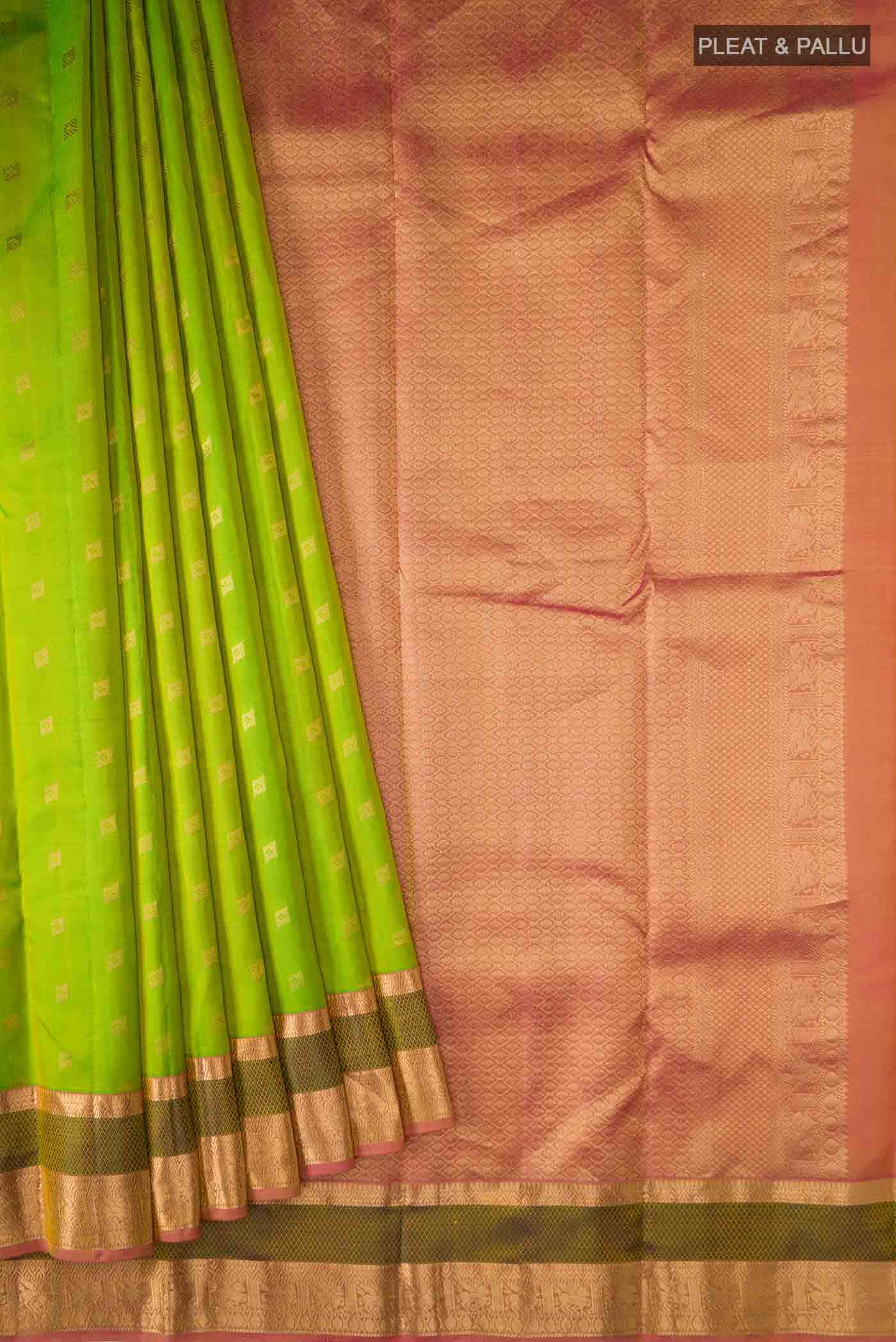 Green Kanchipuram Silk Saree