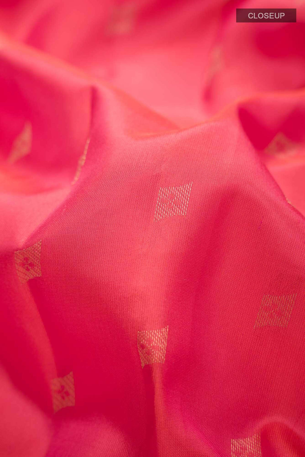 Orange with Pink Dual Tone Kanchipuram Silk Saree