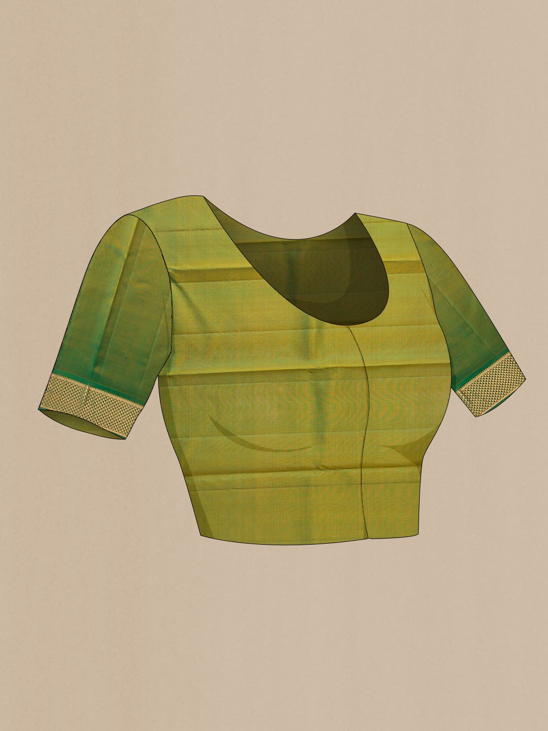 Mustard Dual Tone Soft Silk Saree