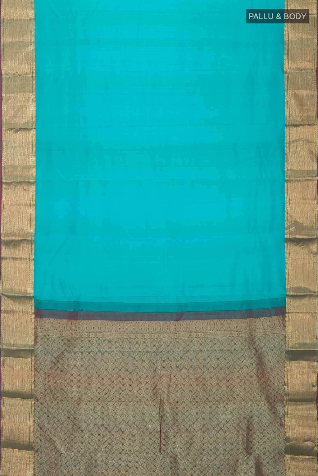 Blue Kanchipuram Silk Saree