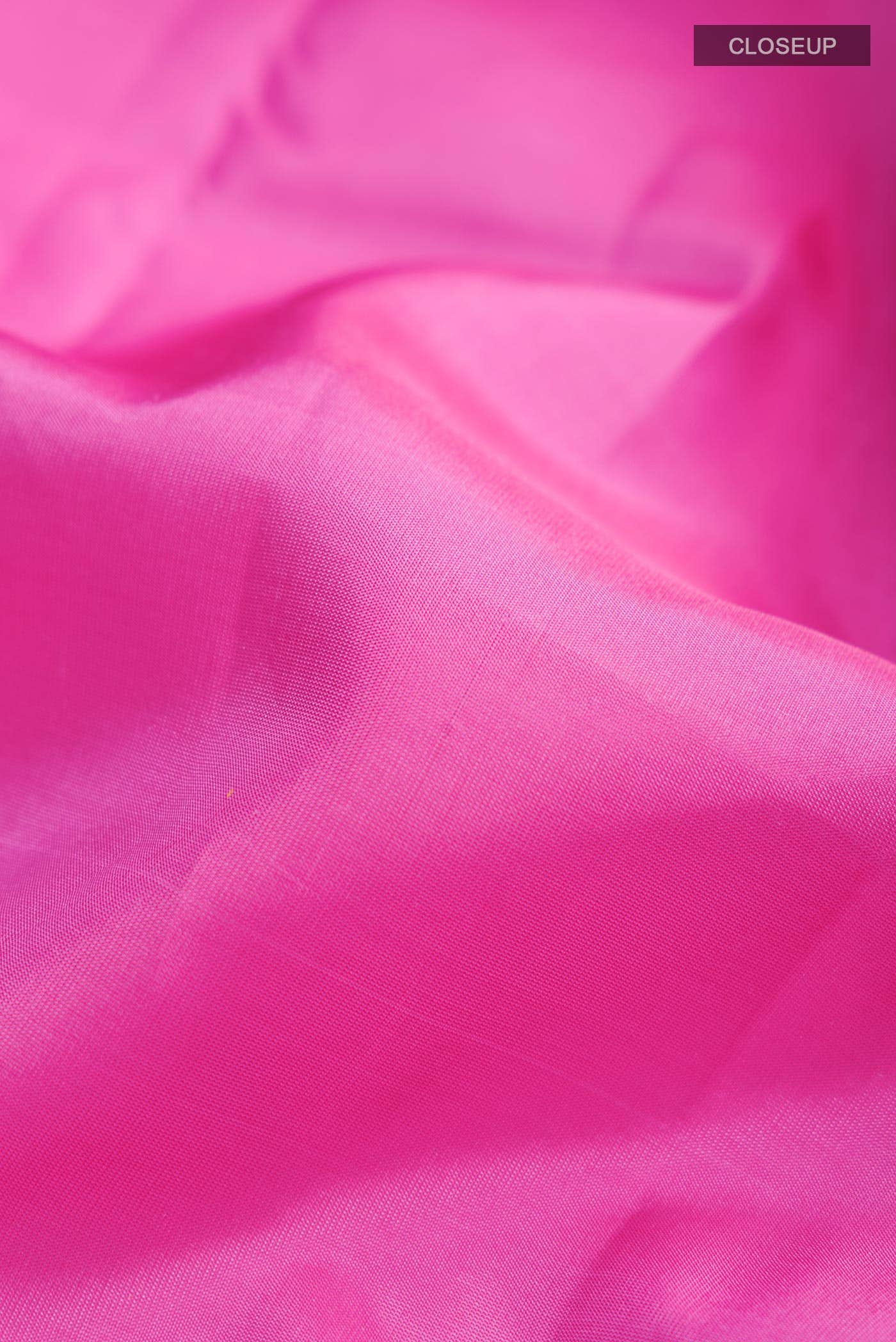 Pink Kanchipuram Silk Saree