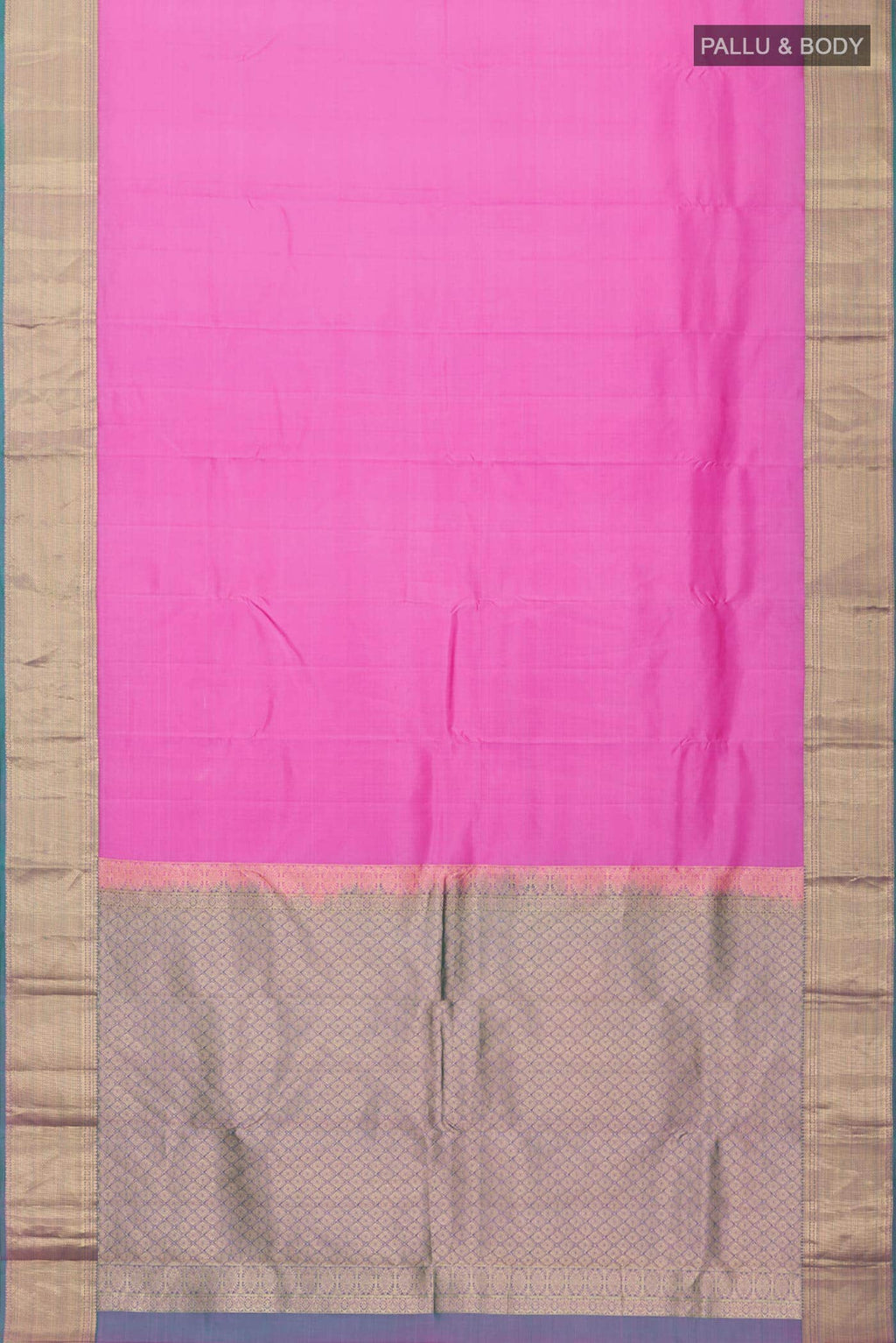 Pink Kanchipuram Silk Saree