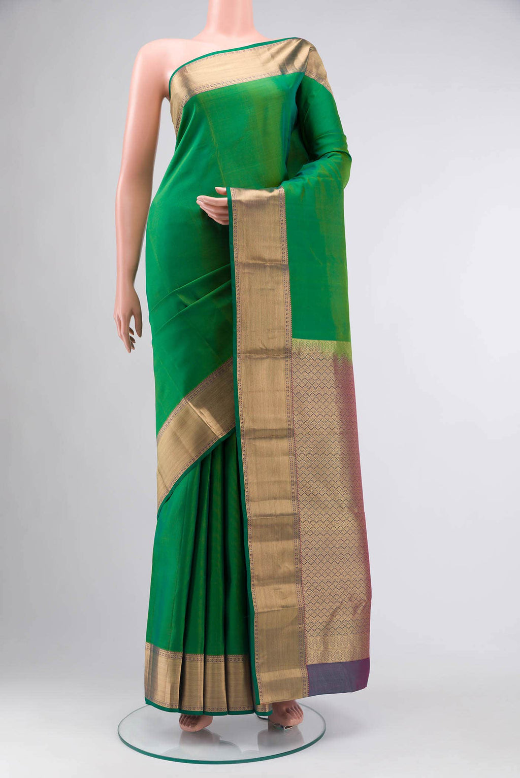 Green Kanchipuram Silk Saree