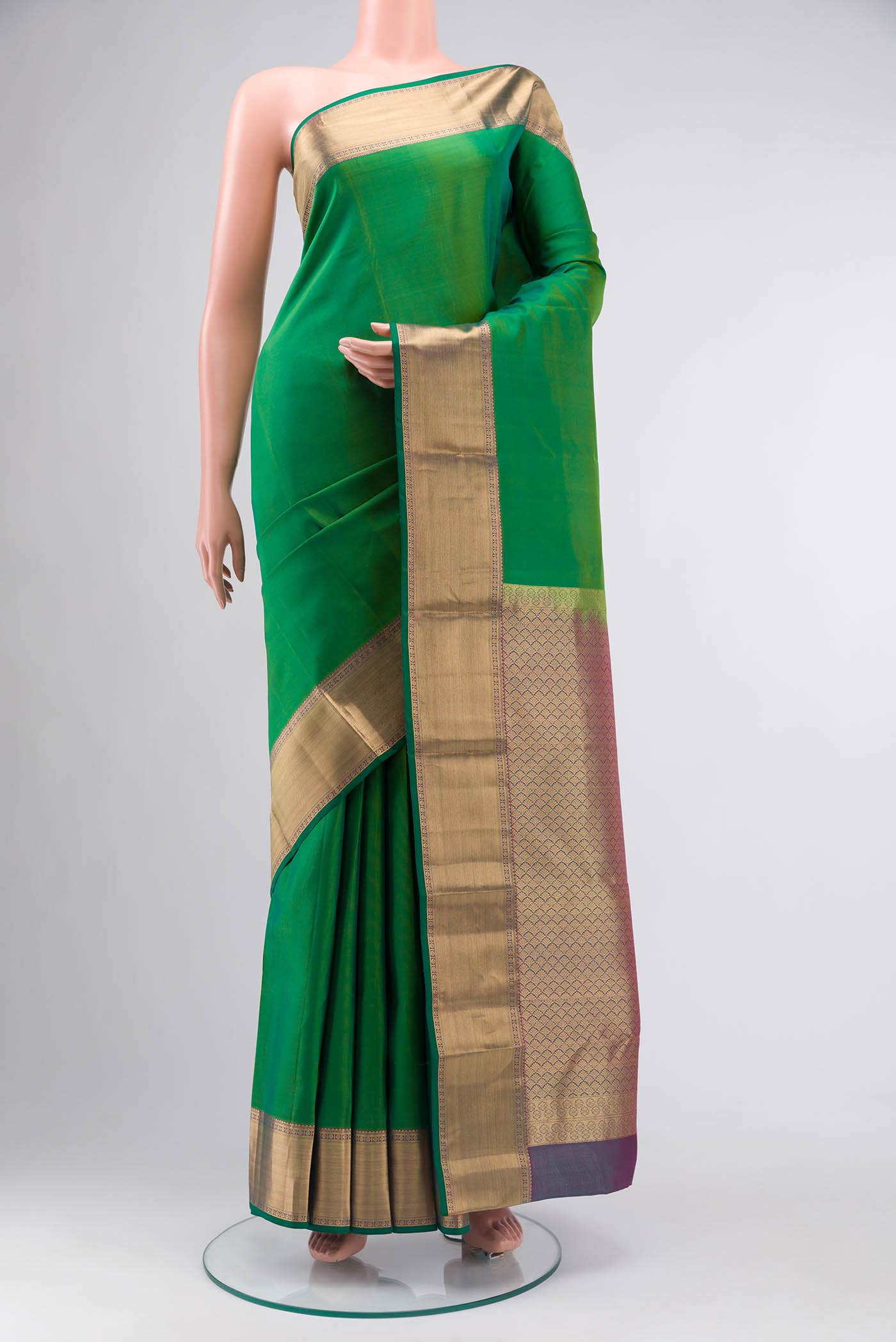 Green Kanchipuram Silk Saree