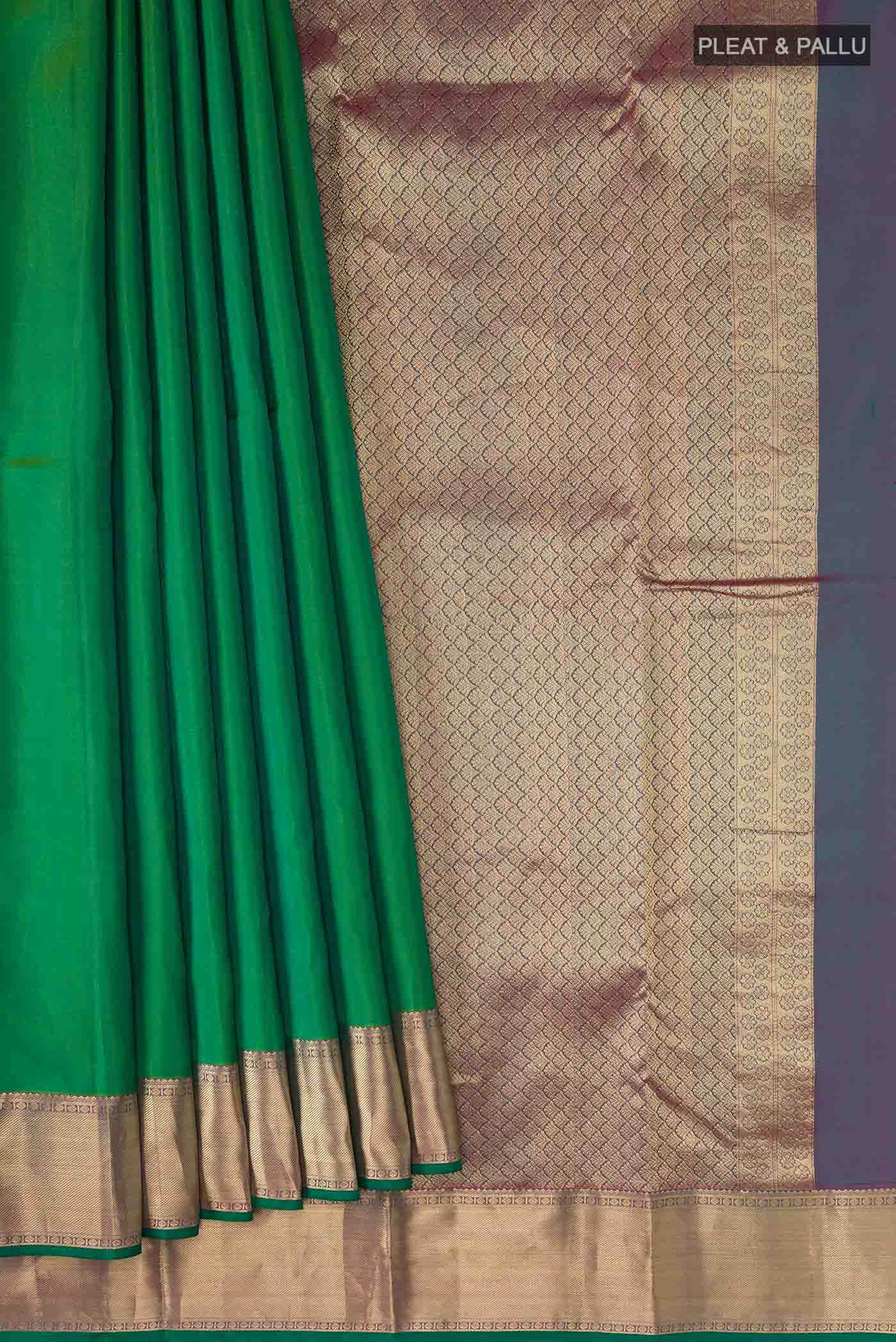 Green Kanchipuram Silk Saree