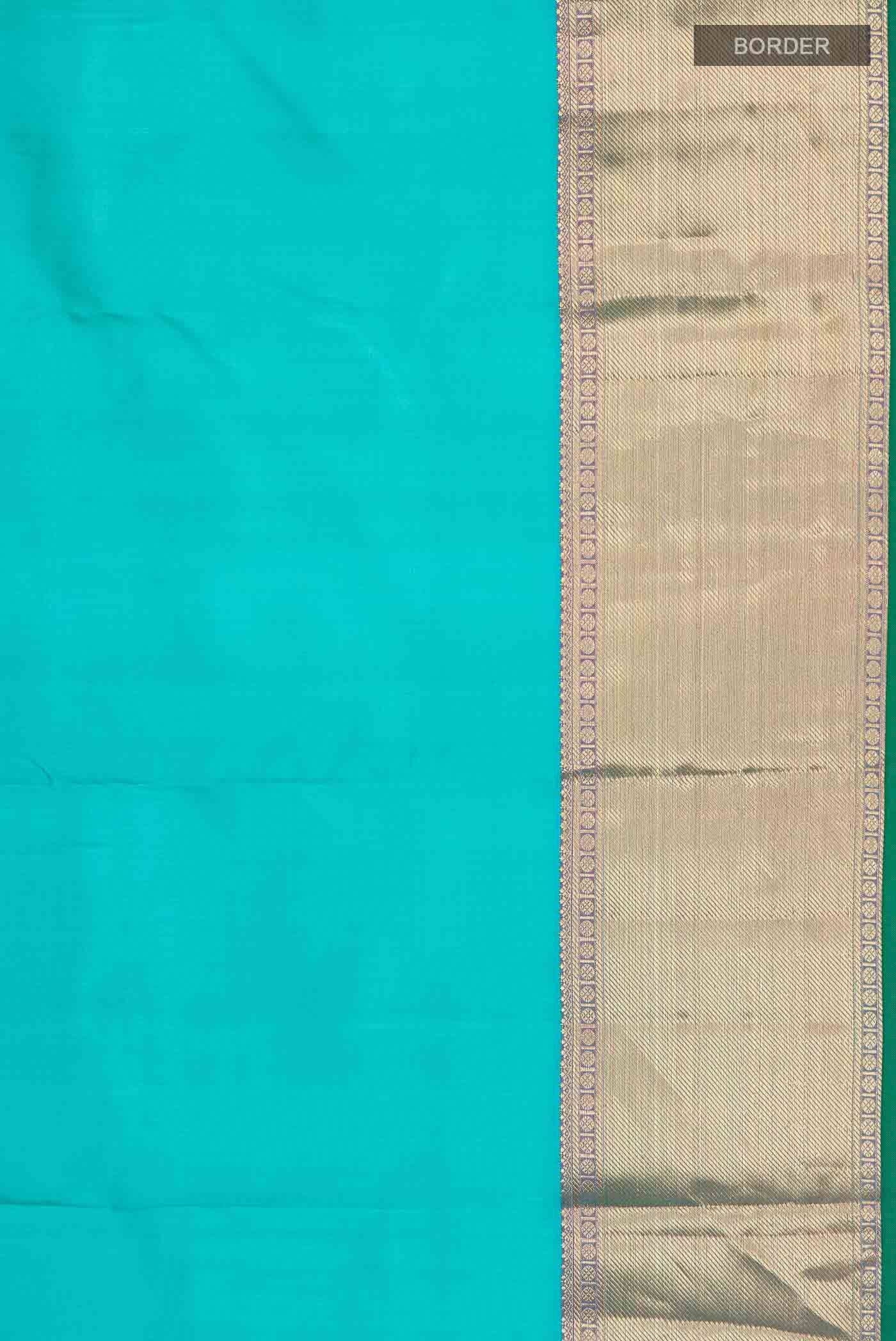 Blue Kanchipuram Silk Saree