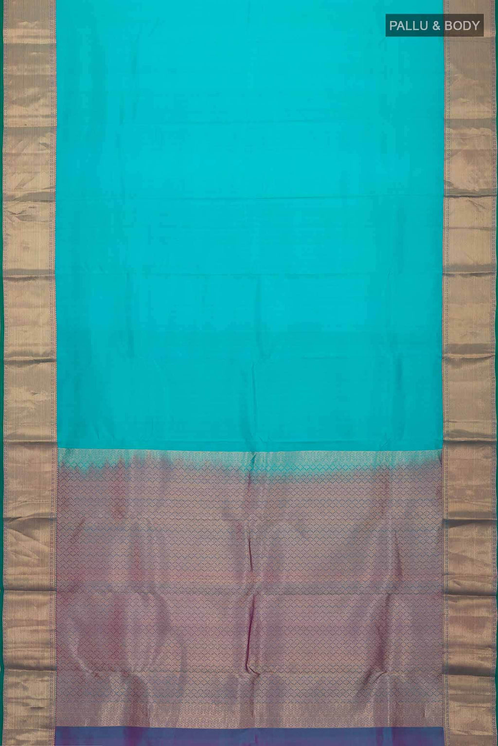 Blue Kanchipuram Silk Saree