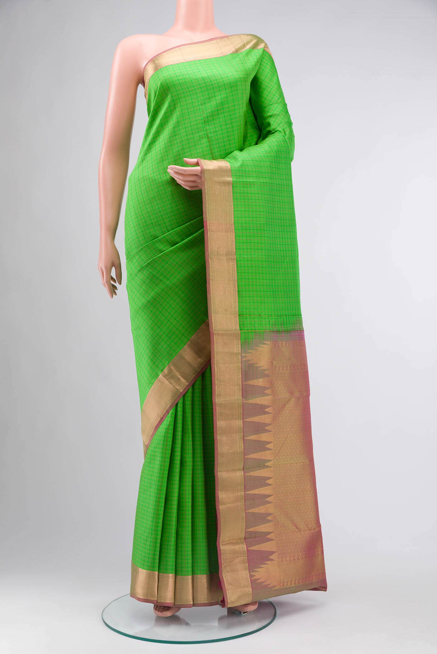 Green Kanchipuram Silk Saree