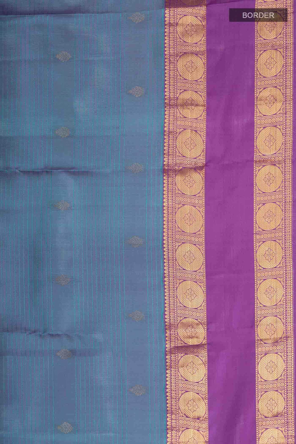 Blue Kanchipuram Silk Saree