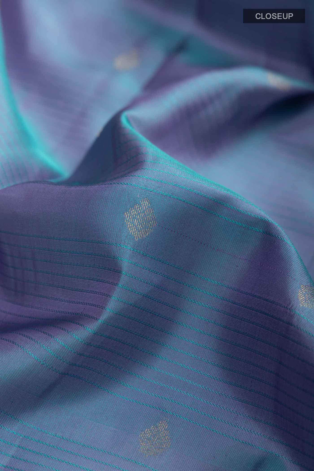 Blue Kanchipuram Silk Saree