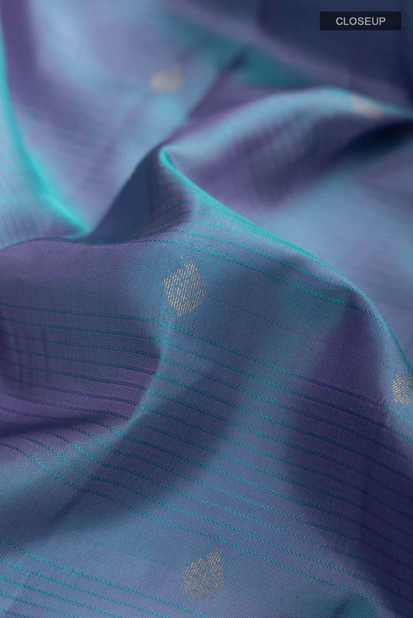 Blue Kanchipuram Silk Saree