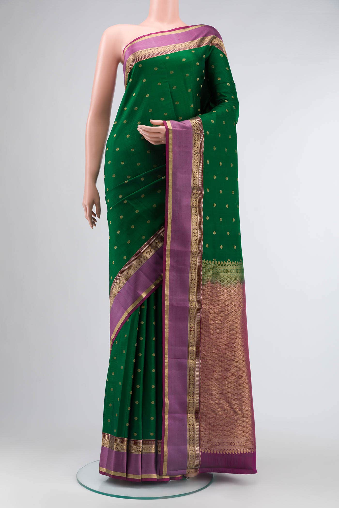 Green Kanchipuram Silk Saree