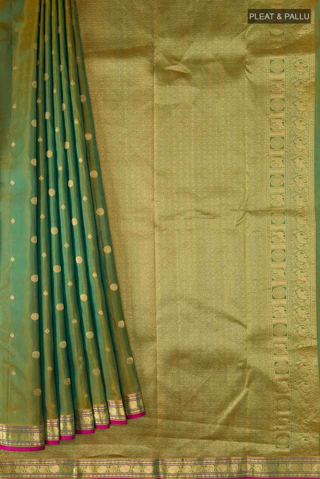 Green Kanchipuram Silk Saree